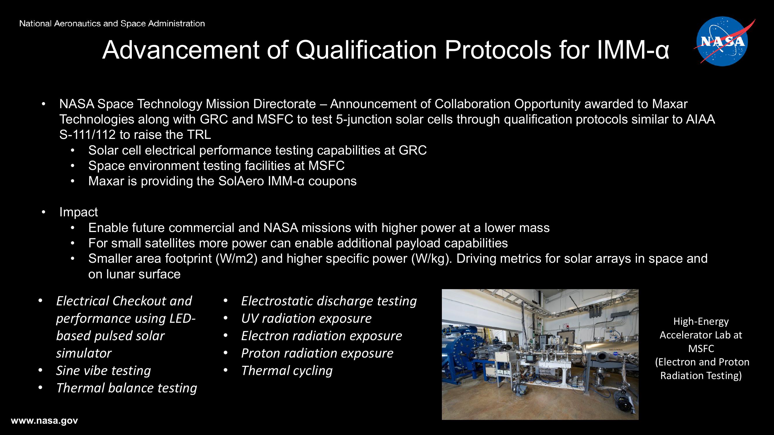 NASA's Photovoltaic Energy Research Plans and Programs slide image #13