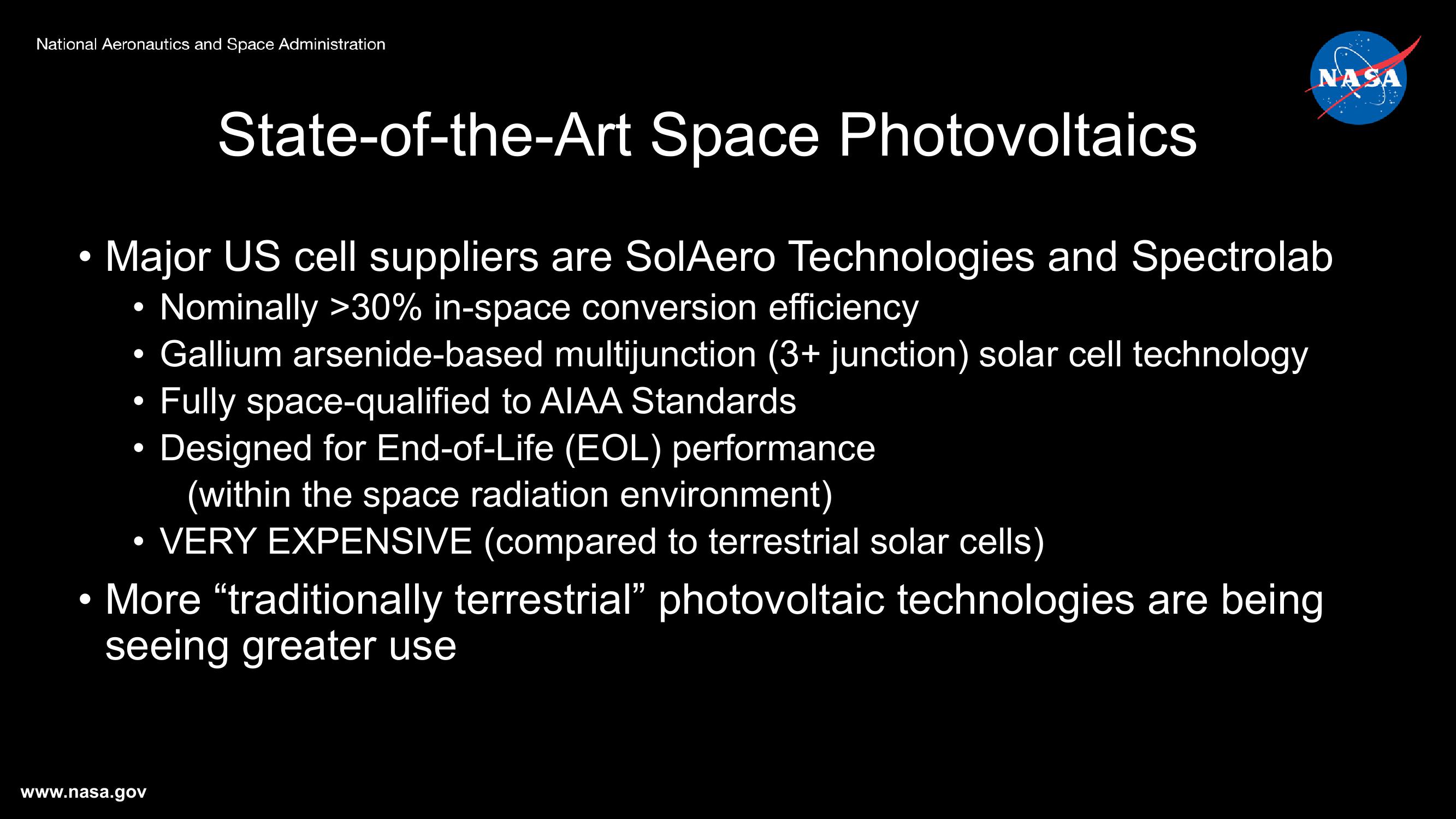 NASA's Photovoltaic Energy Research Plans and Programs slide image #3