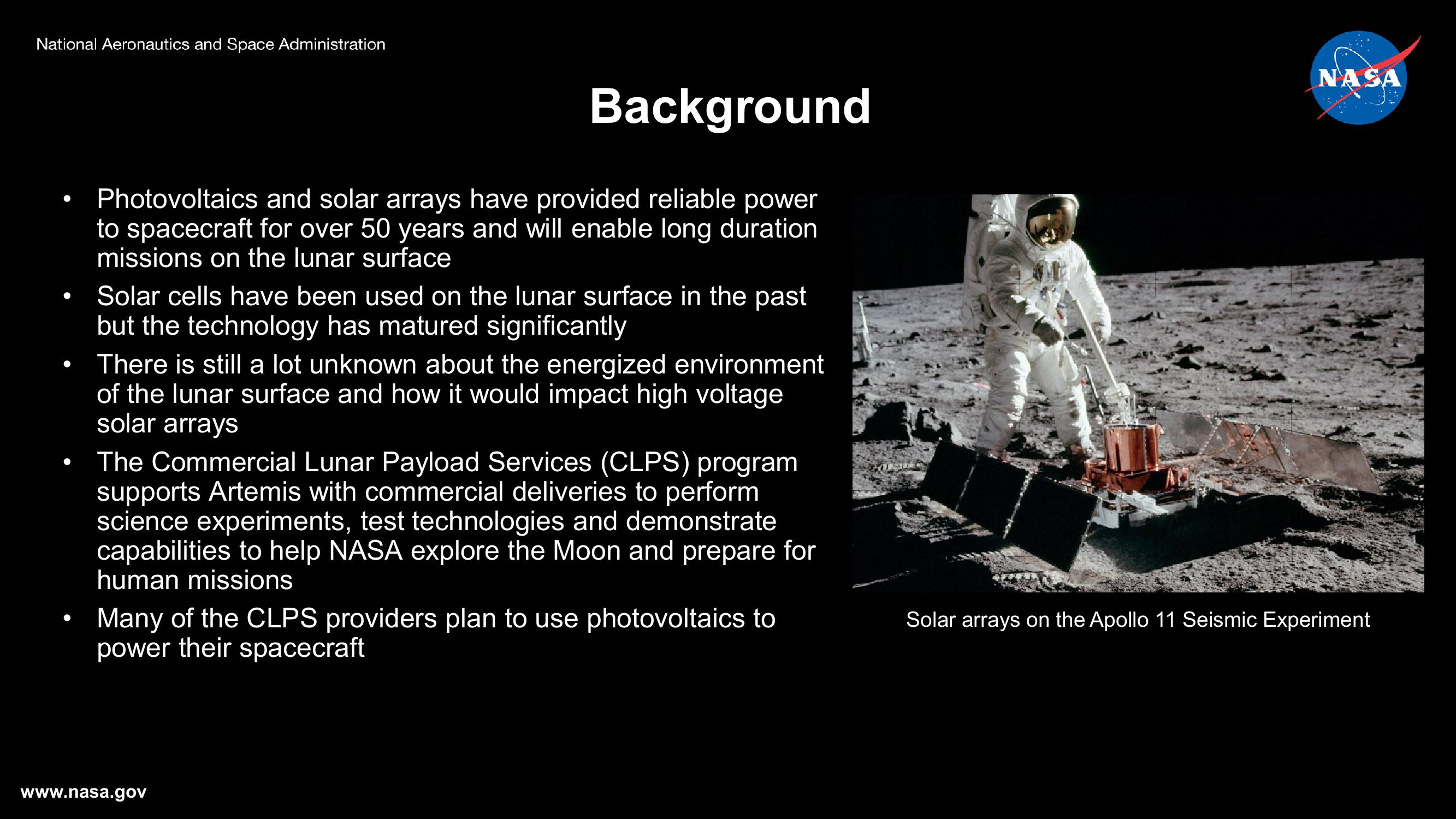 NASA's Photovoltaic Energy Research Plans and Programs slide image #27