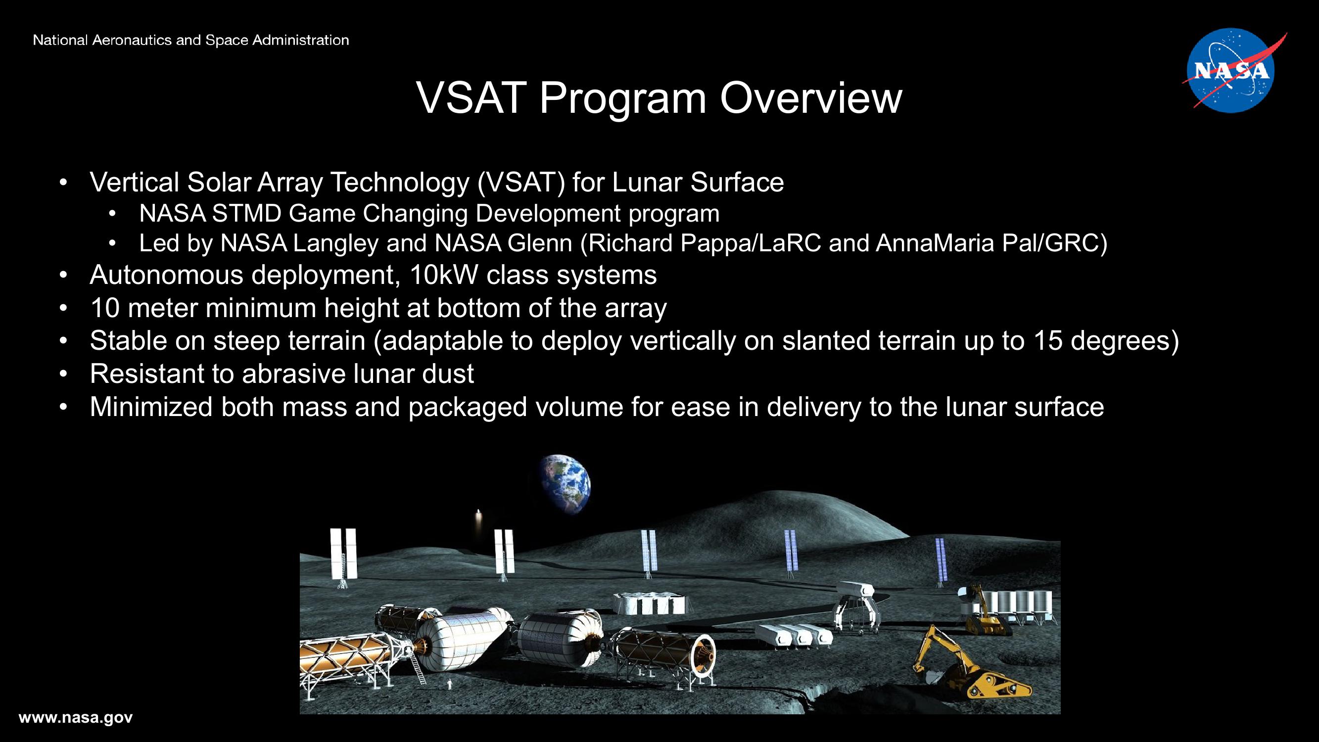 NASA's Photovoltaic Energy Research Plans and Programs slide image #21