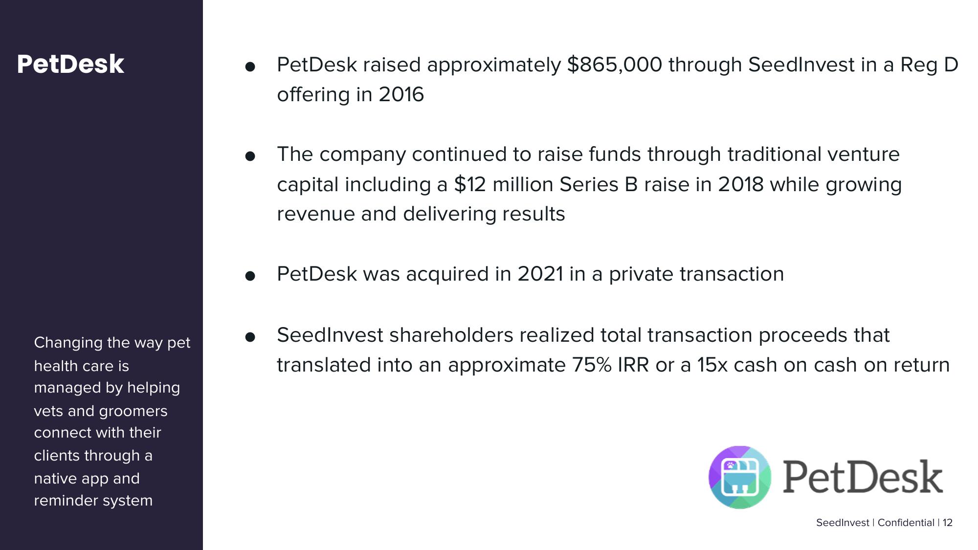 SeedInvest SEC Small Business Capital Formation Advisory Committee Presentation slide image #12