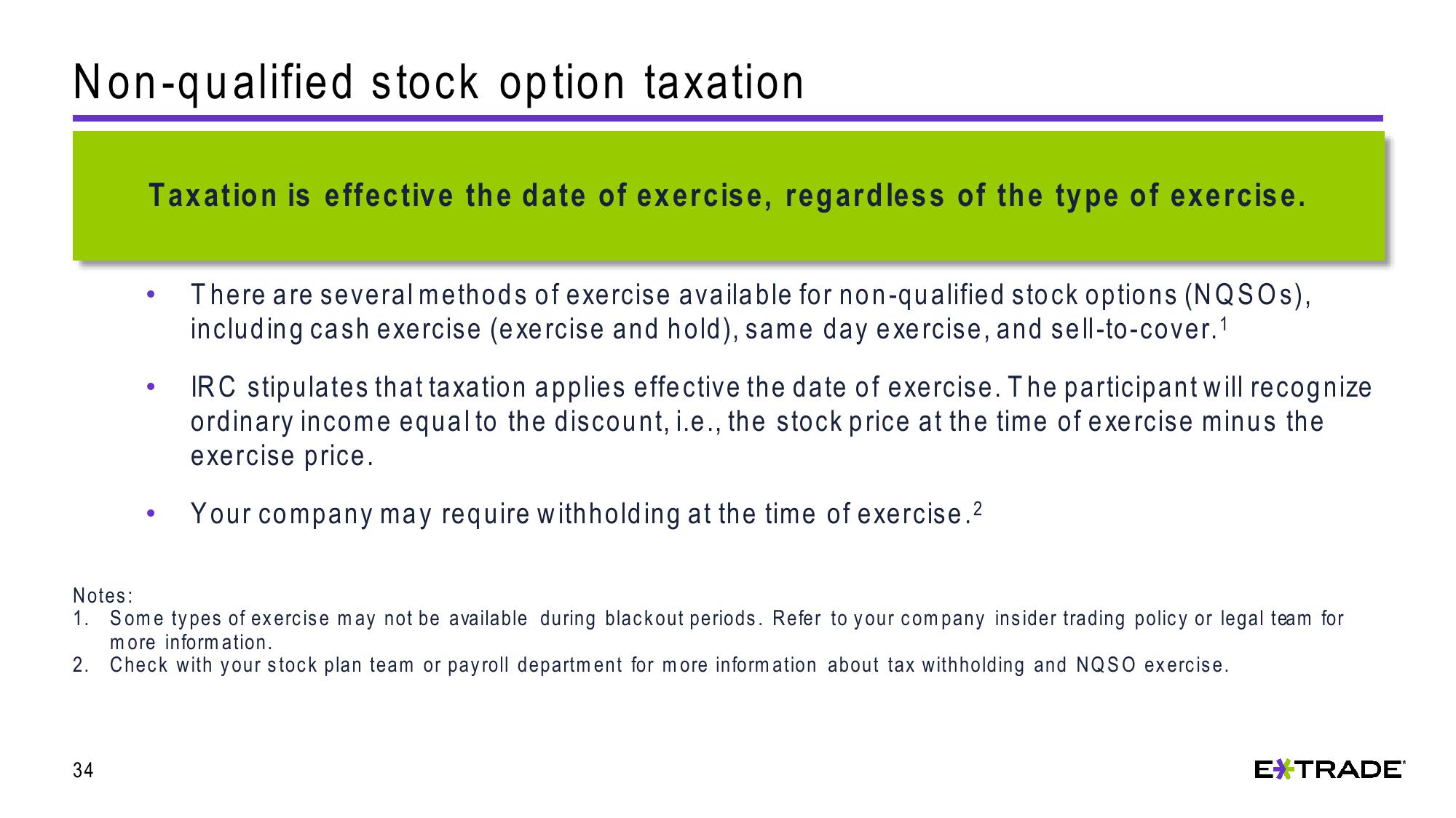 Understanding Capital Gains and Losses for Stock Plan Transactions slide image #34