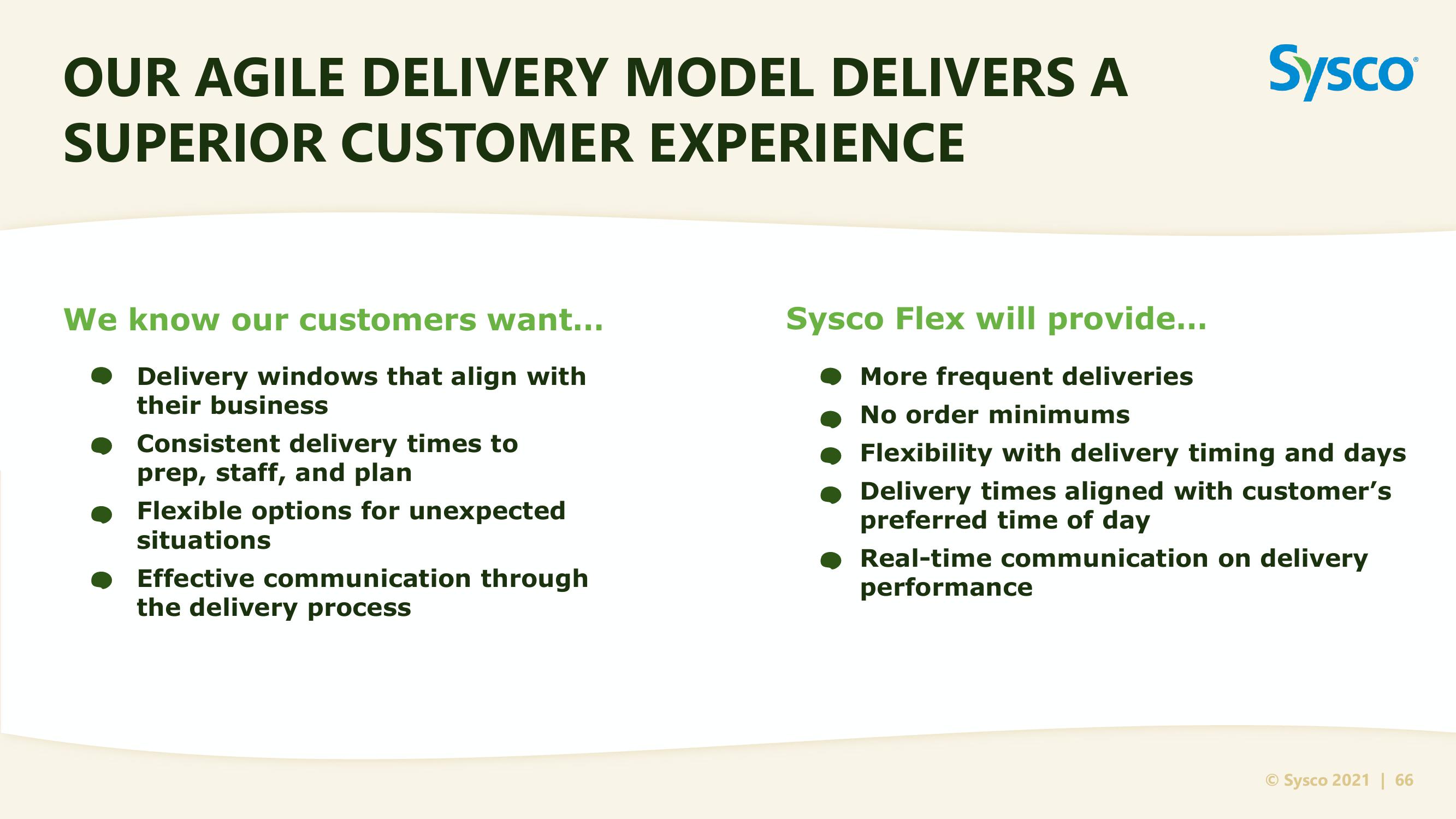 Sysco Investor Day slide image #66