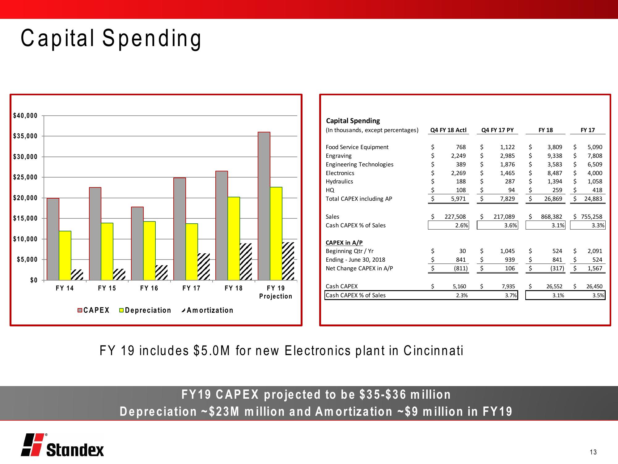 Fourth Quarter Fiscal 2018 Conference Call slide image #13