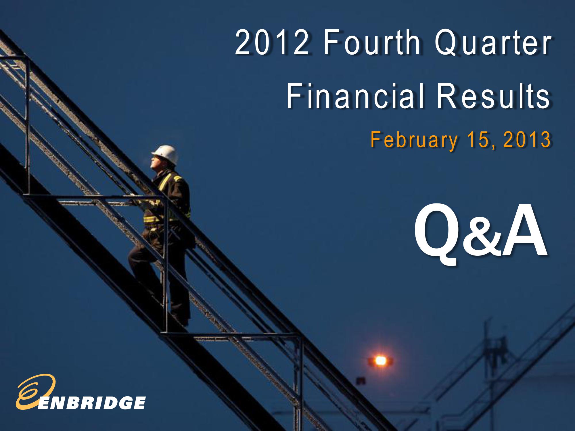 2012 Fourth Quarter Financial Results slide image #24