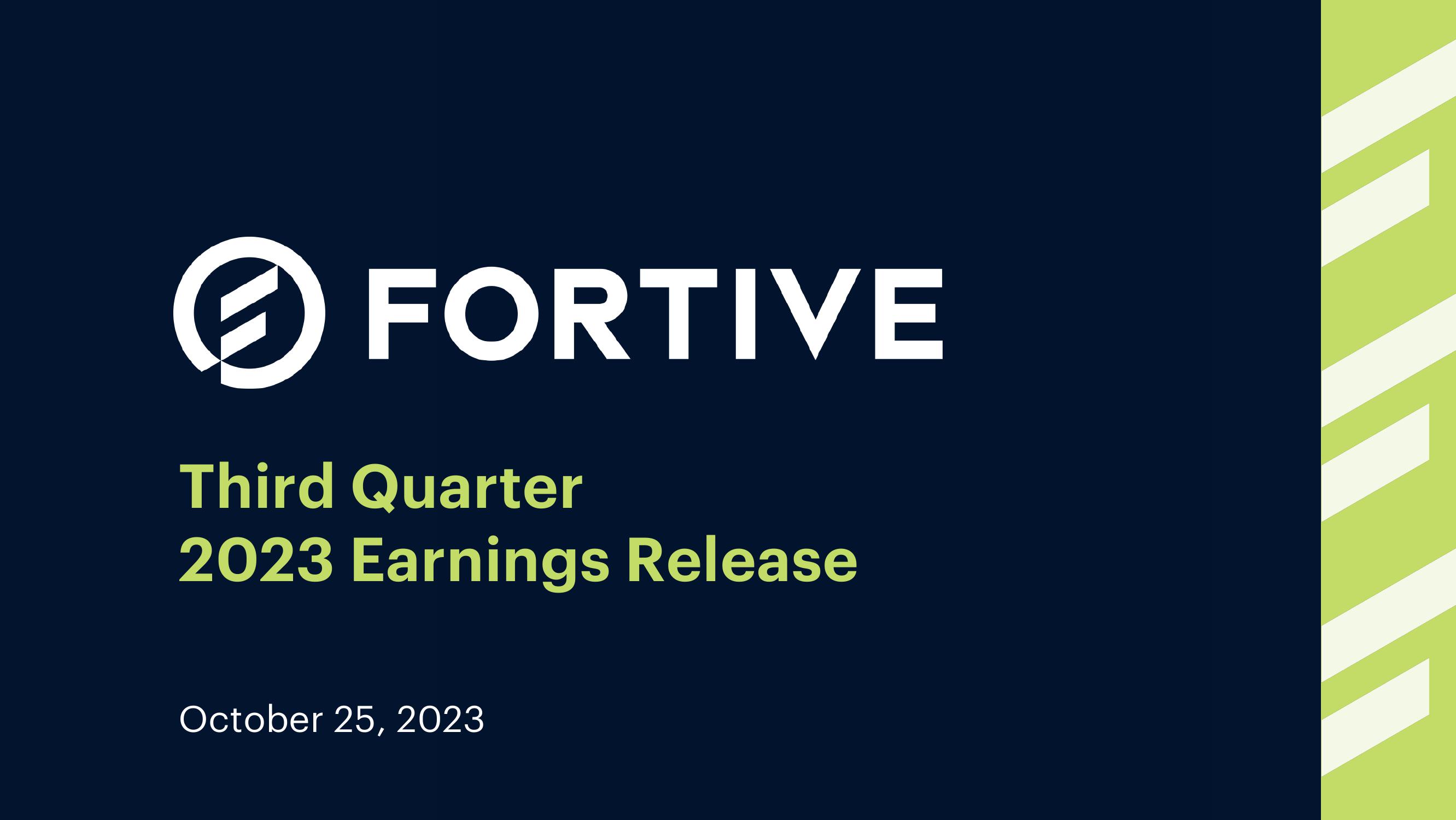 Third Quarter 2023 Earnings Release image