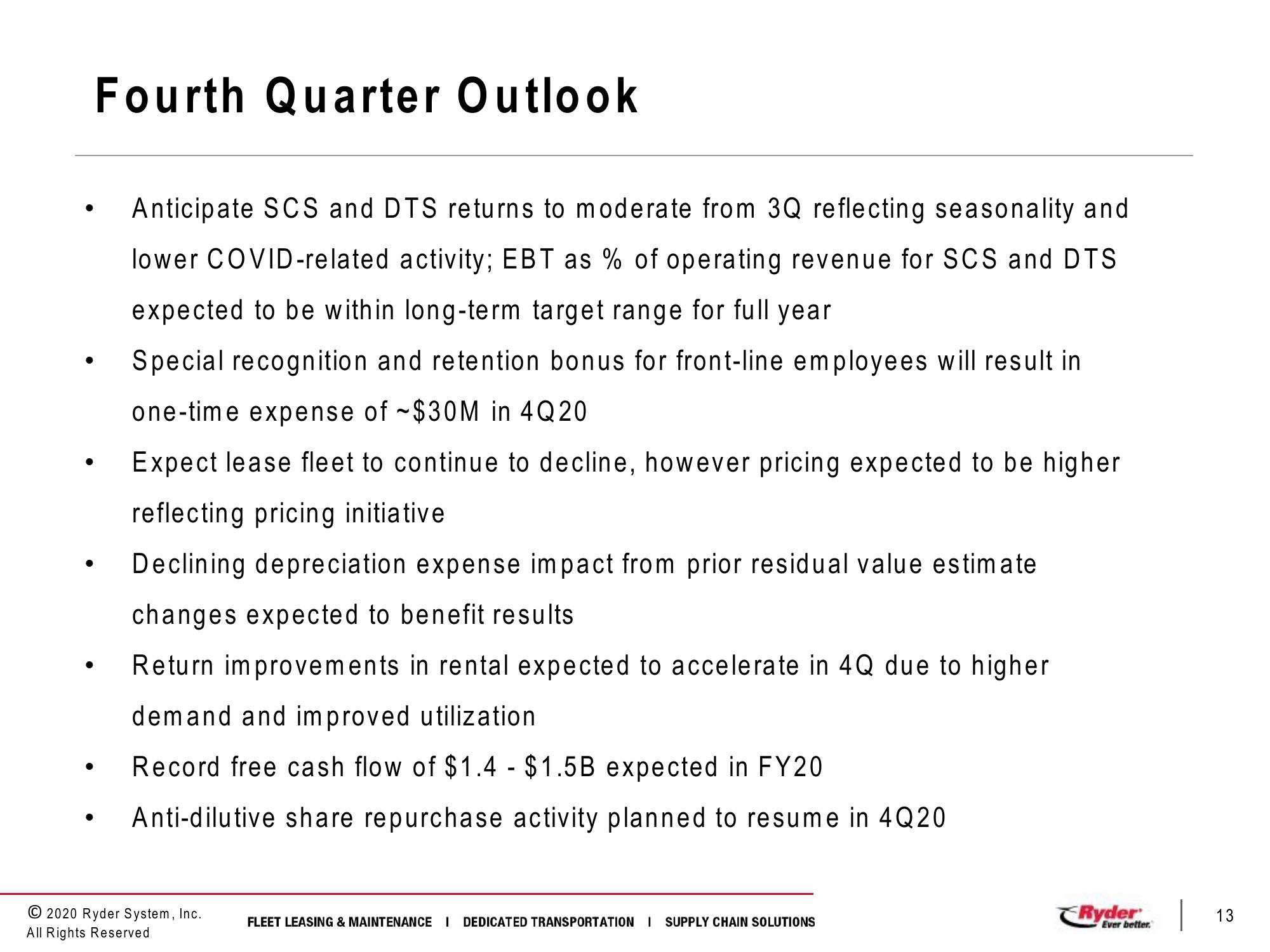 Third Quarter 2020 Earnings Conference Call slide image #13