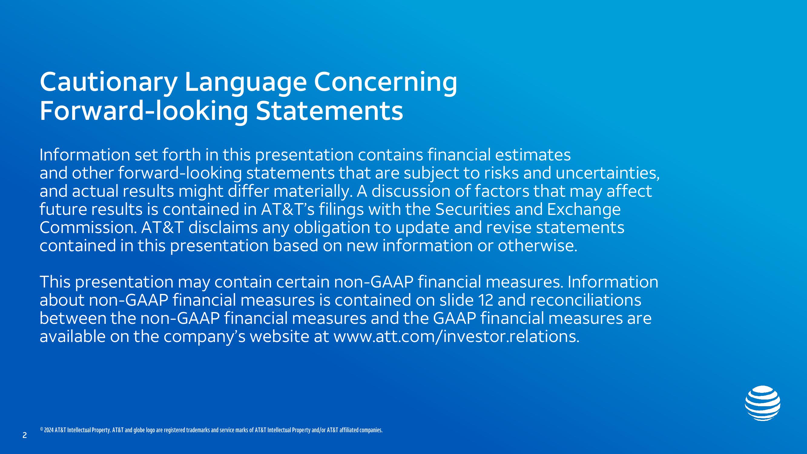 AT&T Investor Update slide image #2