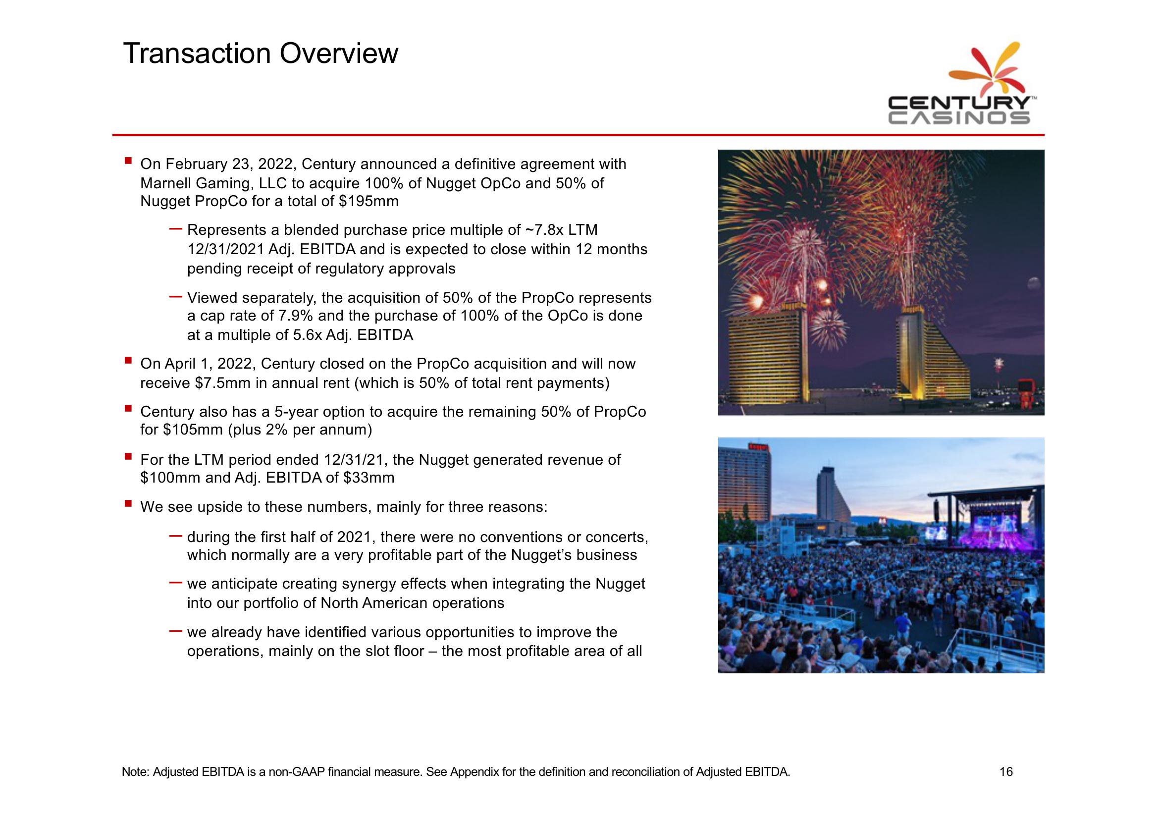 Century Casino Investor Presentation slide image #17