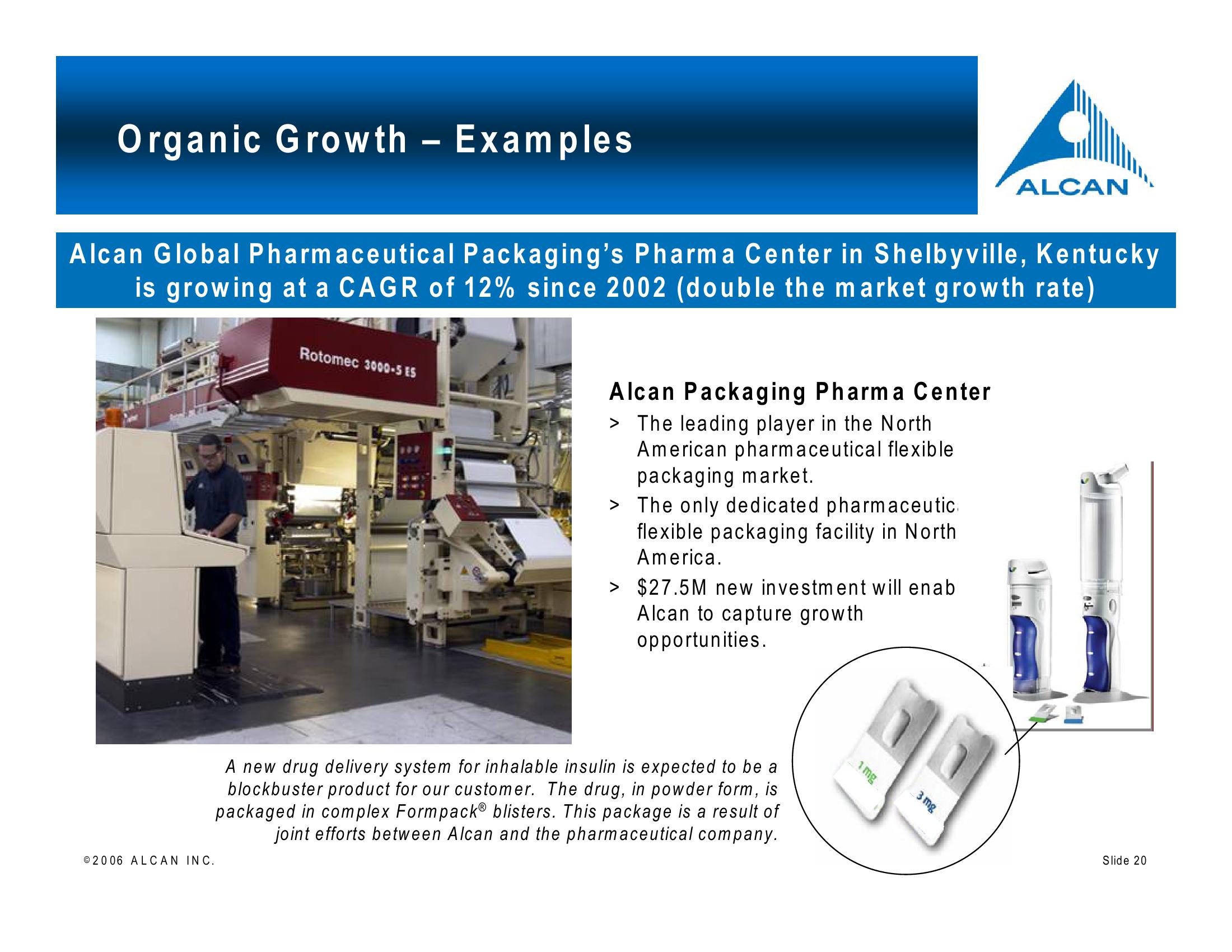 Alcan Investor Workshop slide image #20