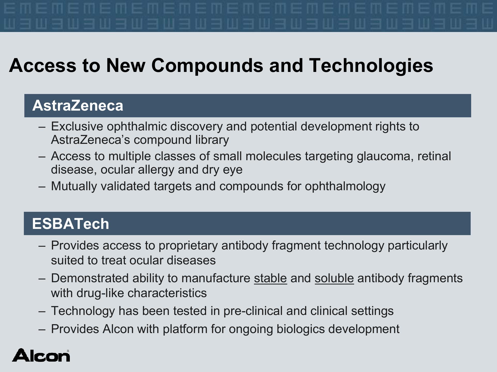 Alcon Investor Presentation at The American Academy of Ophthalmology slide image #7