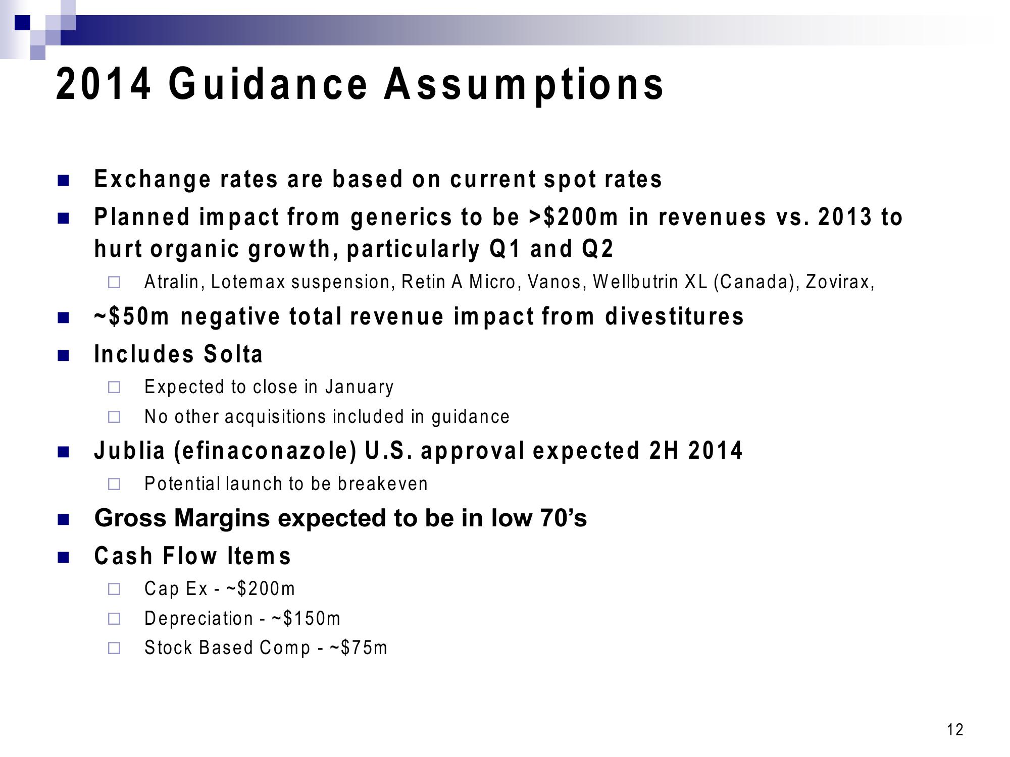 2014 Financial Guidance Conference Call slide image #13