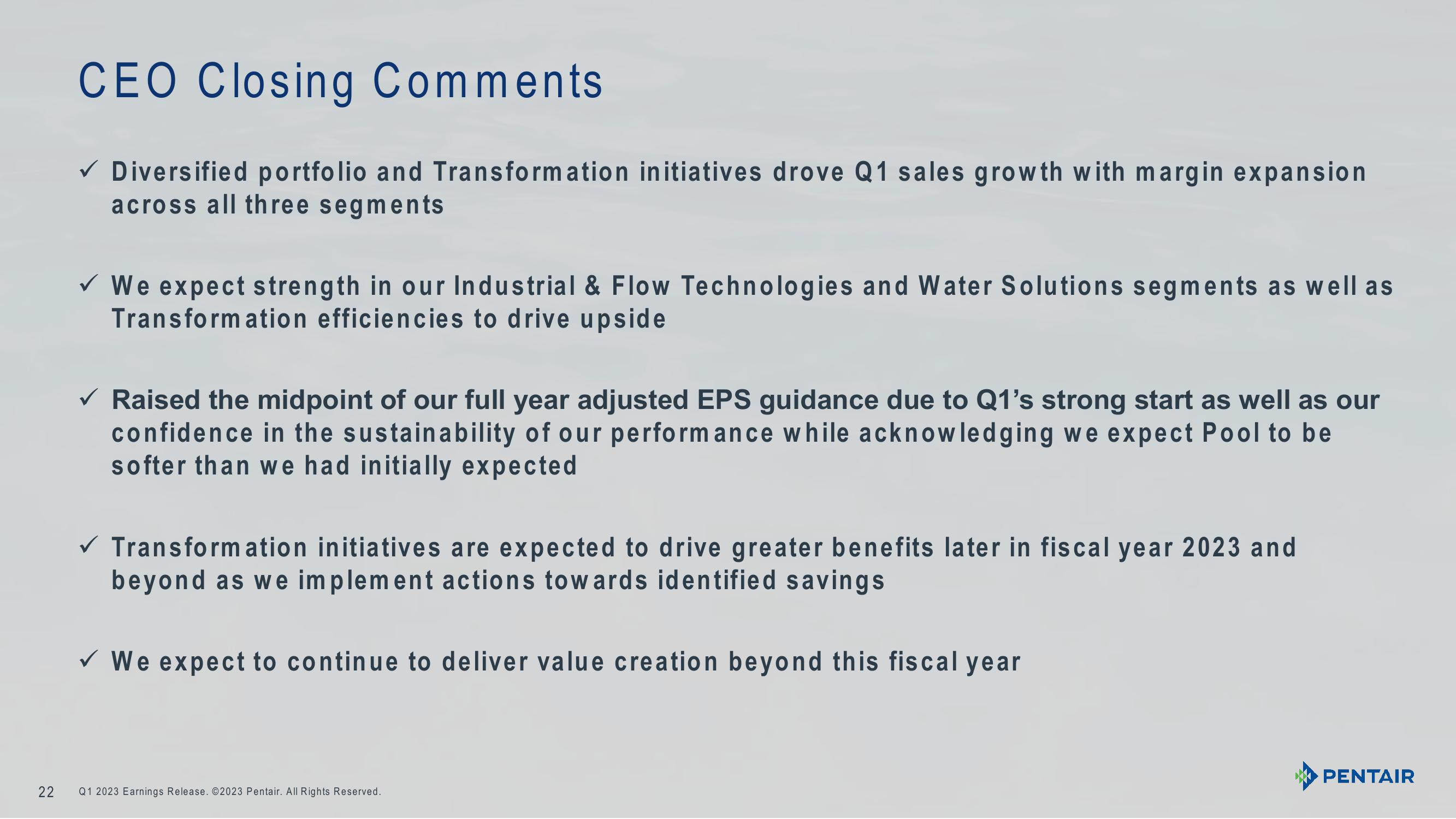 Q1 2023 Earnings Release slide image #22