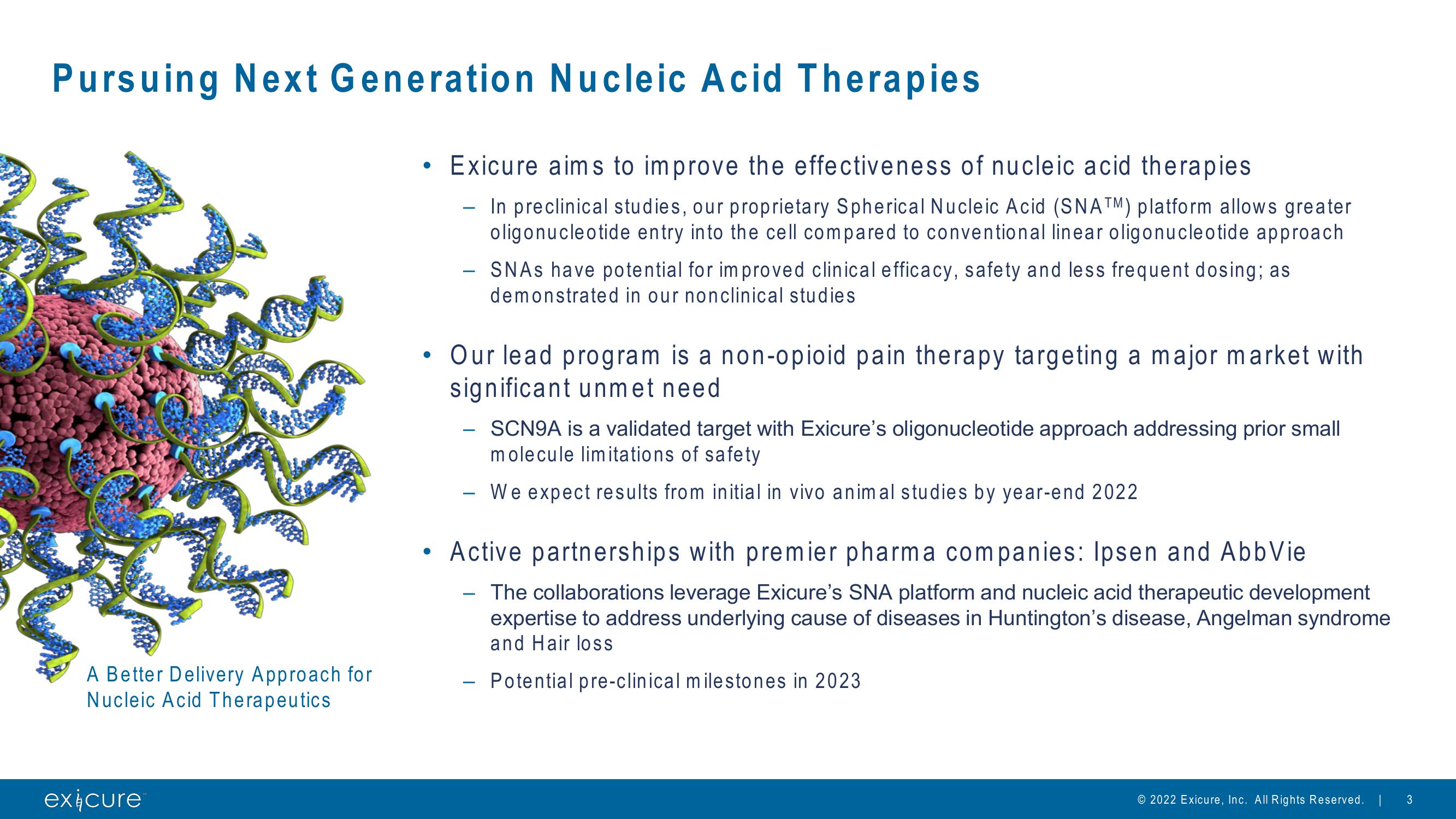 Pursuing Next Generation Nucleic Acid Therapies slide image #3