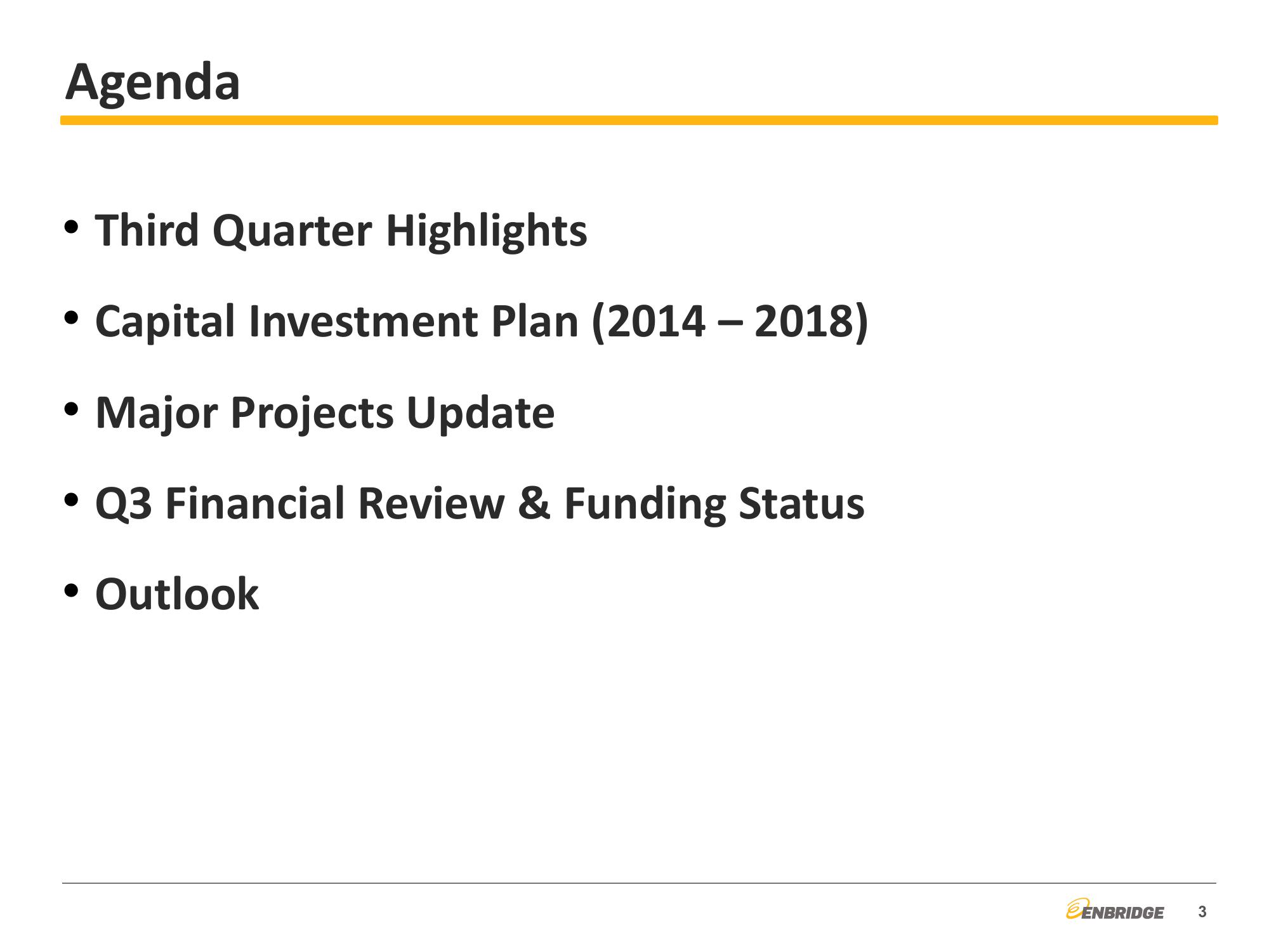 2014 Third Quarter Financial & Strategic Update slide image #3