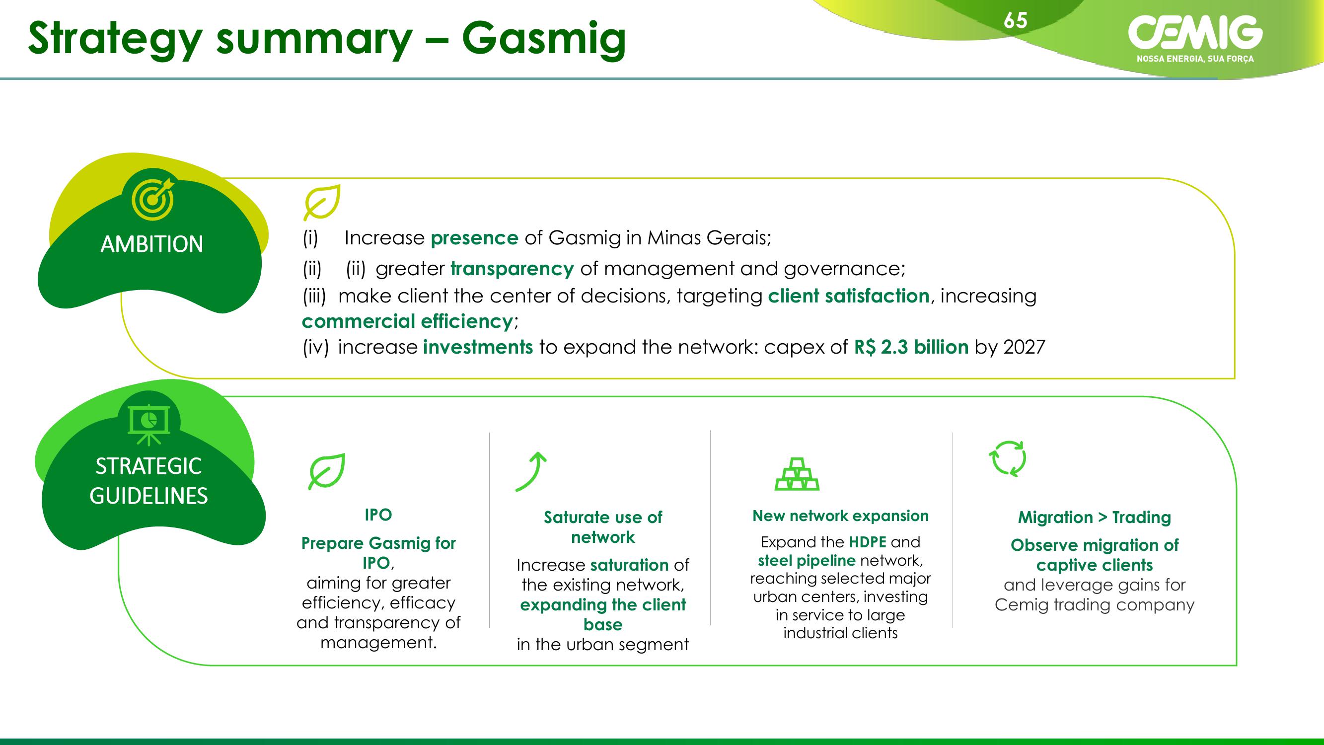 CEMIG Company Presentation slide image #65