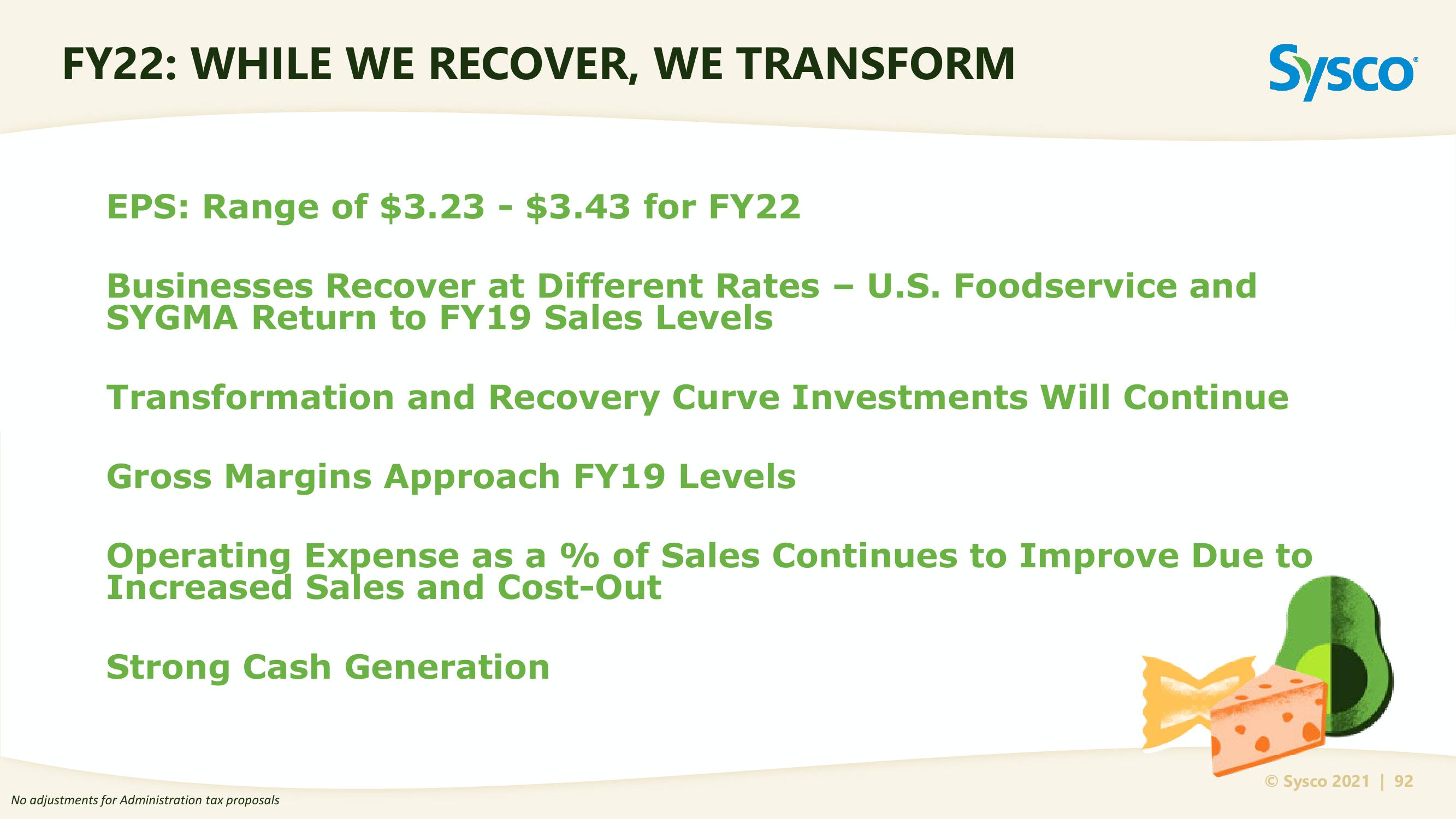 Sysco Investor Day slide image #92