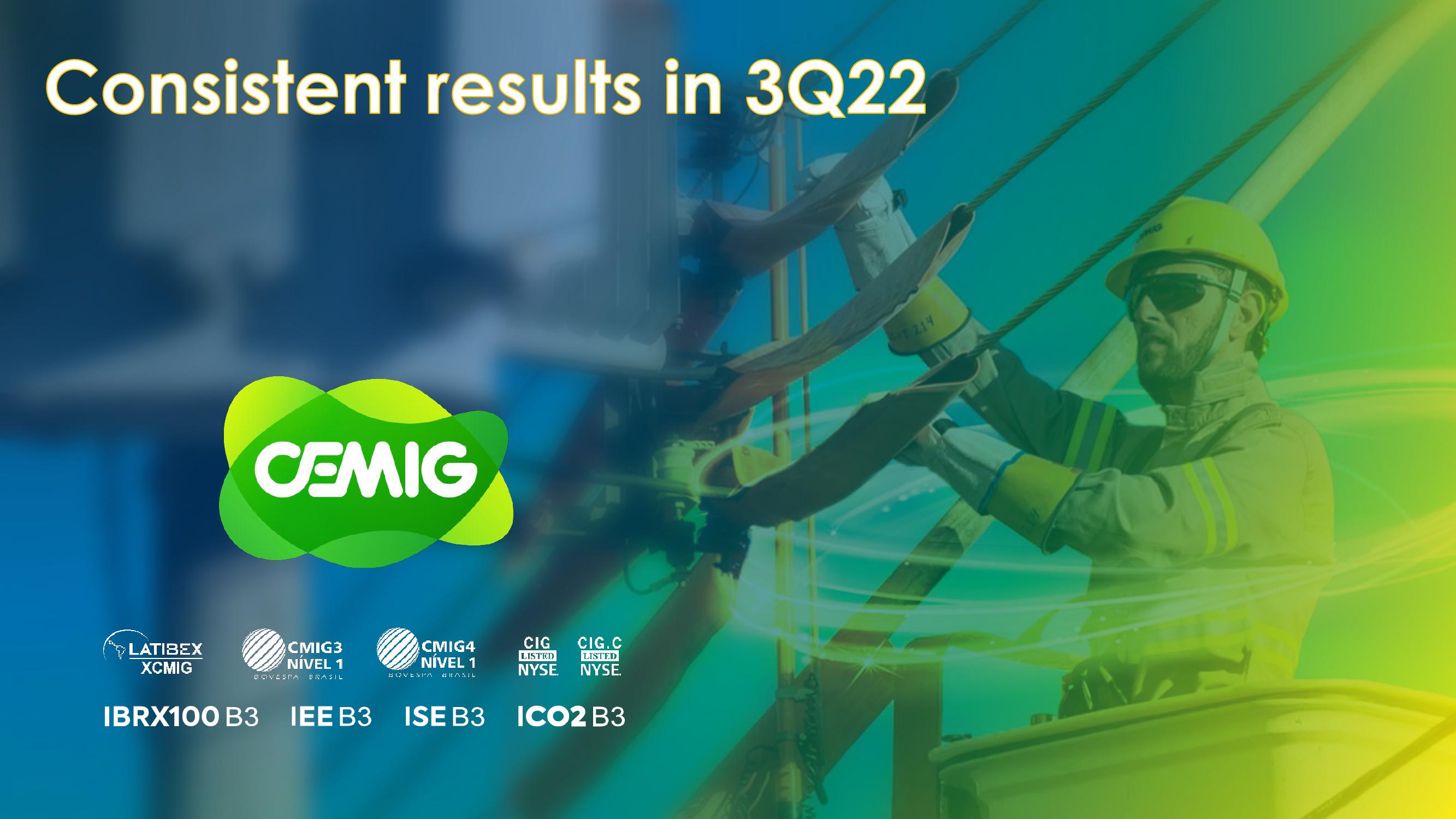 Cemig Consistent Results in 3Q22 image