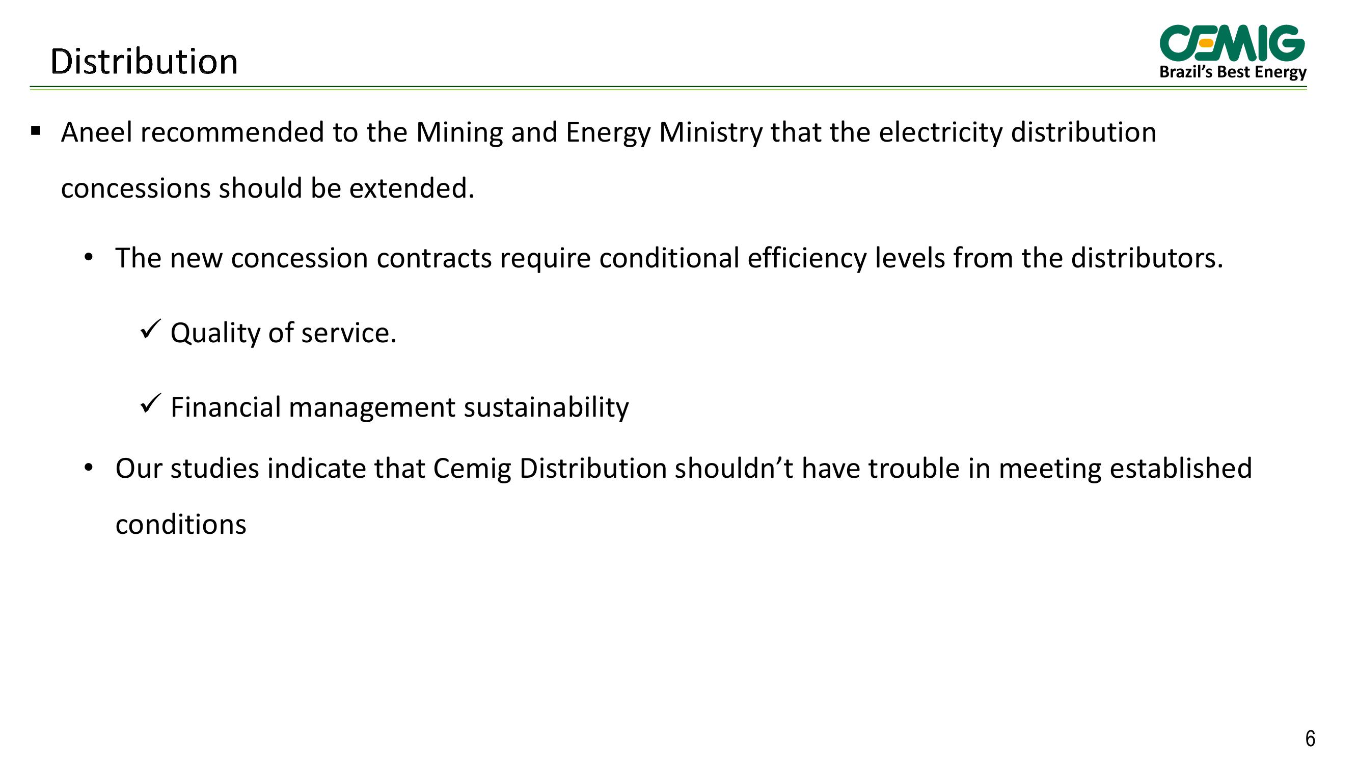 Cemig Results 3rd Quarter 2015 slide image #6