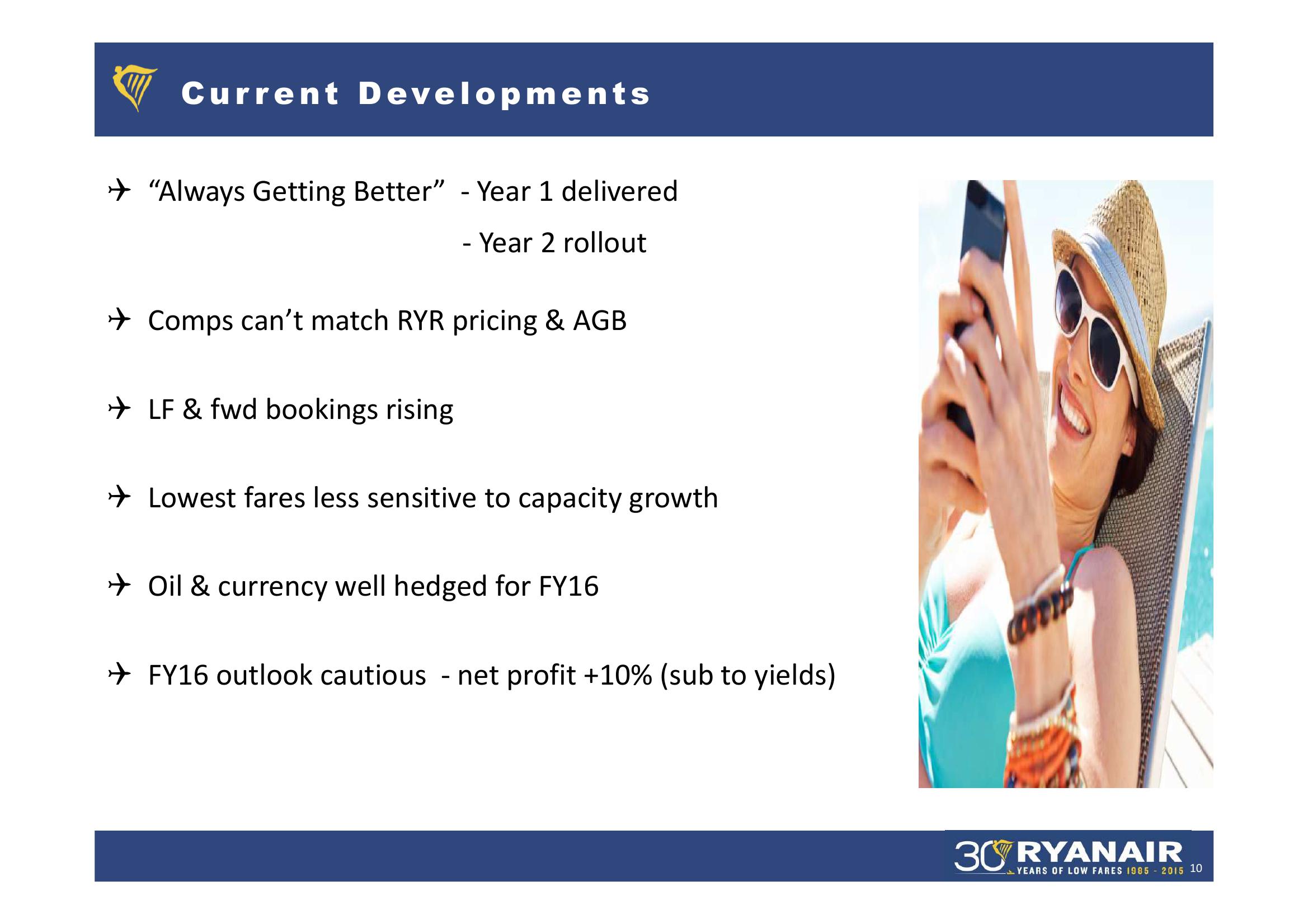 Ryanair FY 2015 Result slide image #10