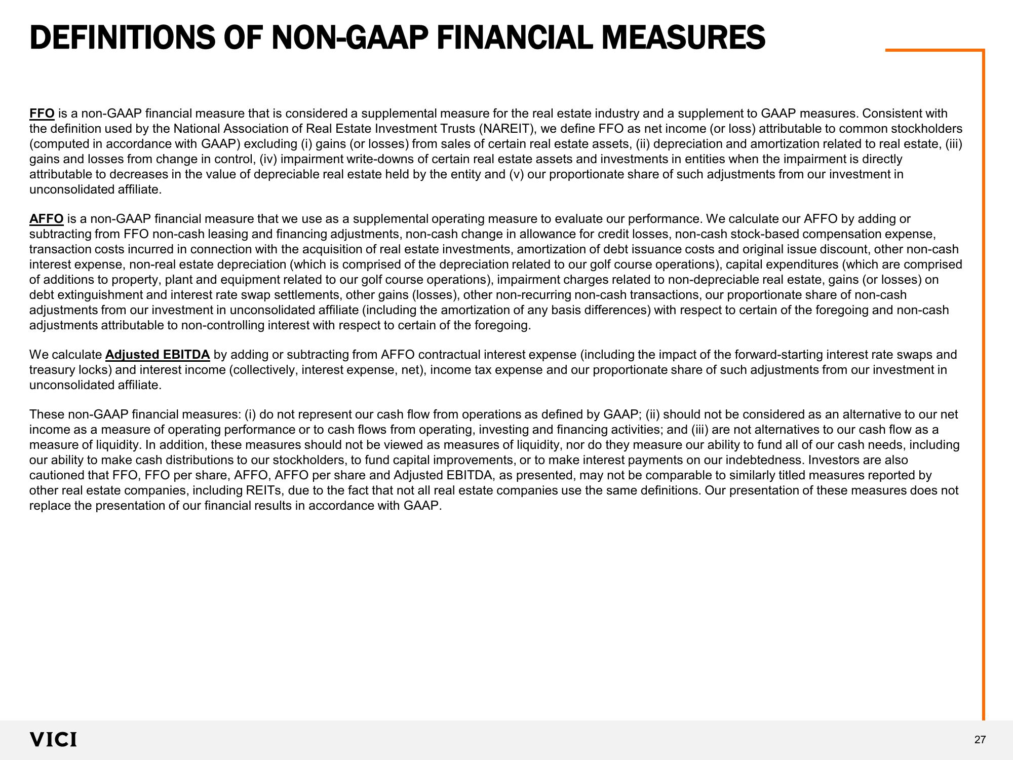 VICI Investor Presentation  slide image #27