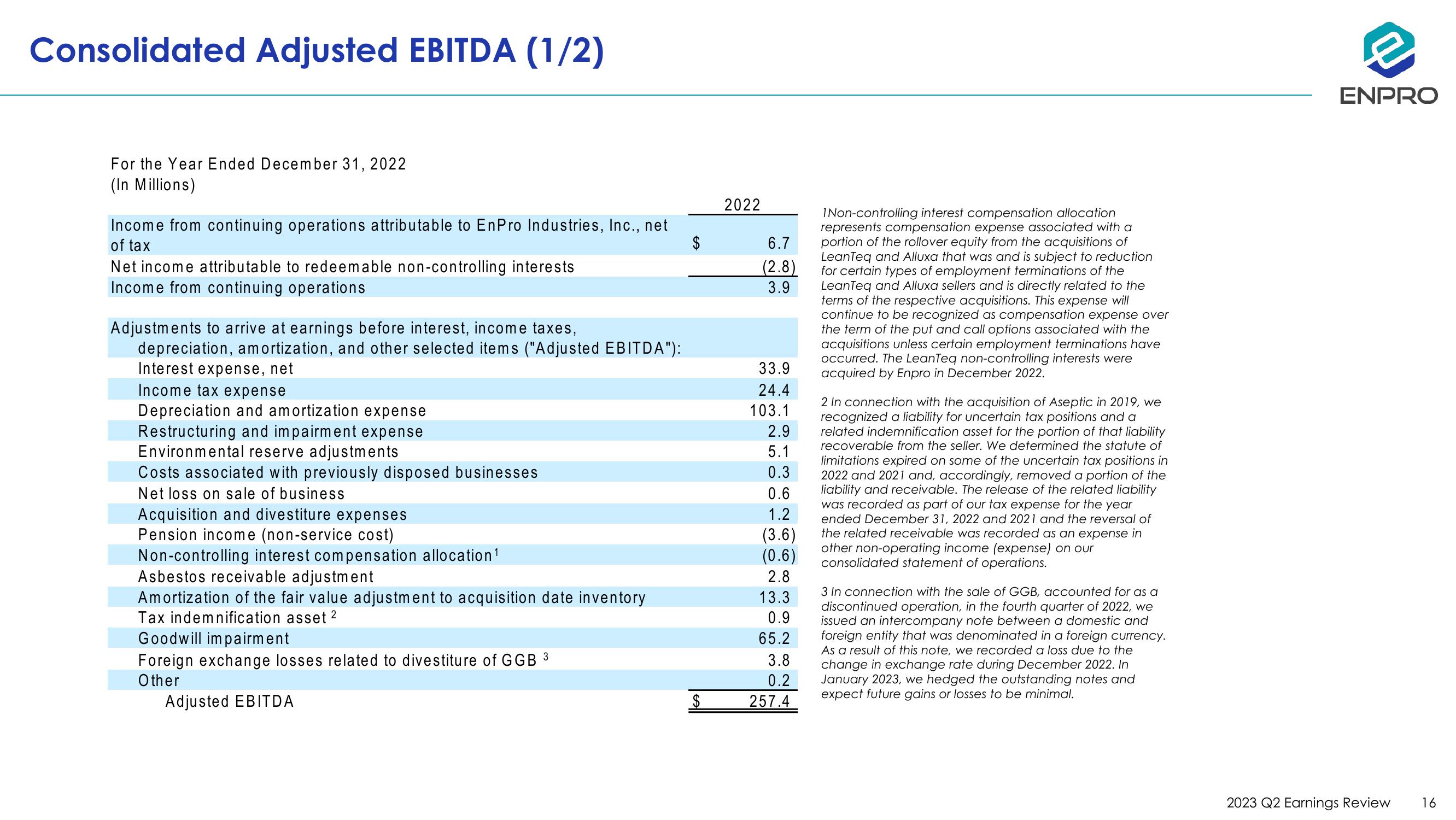 Second Quarter 2023 Earnings Review slide image #16