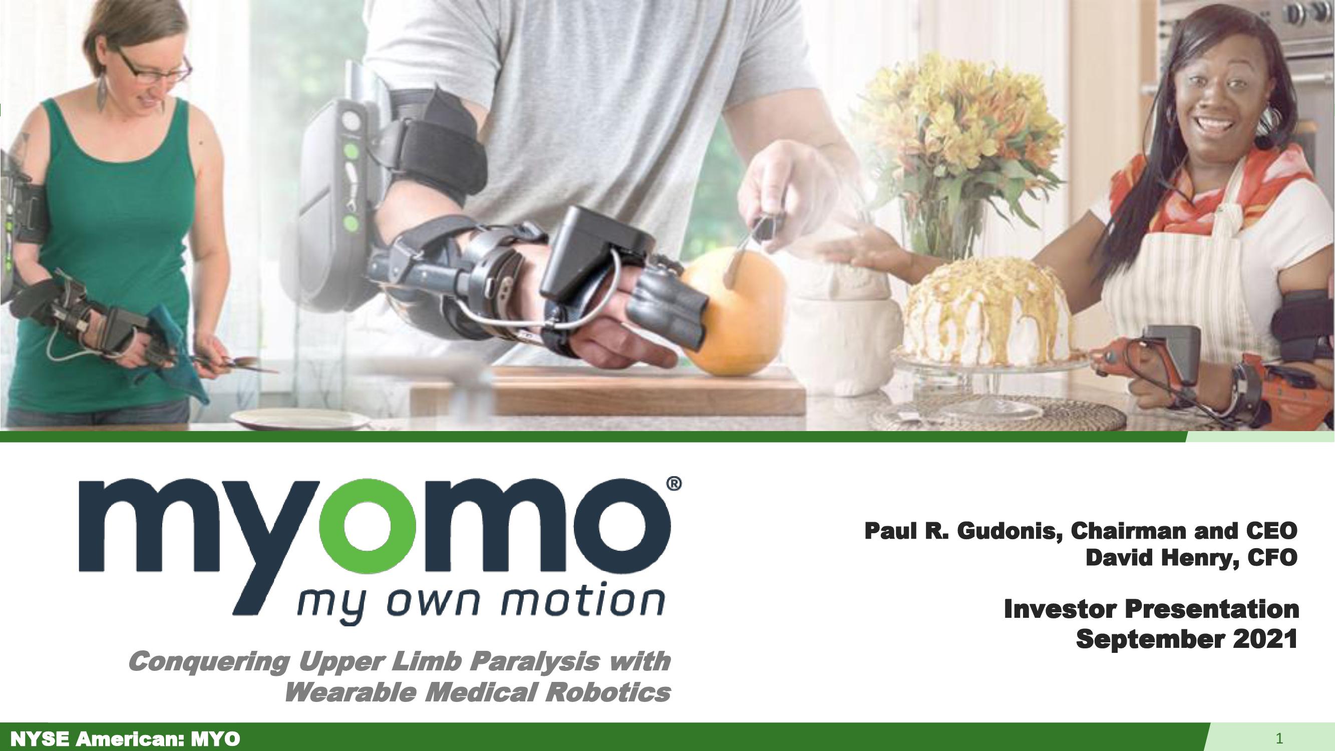 Myomo Investor Presentation image