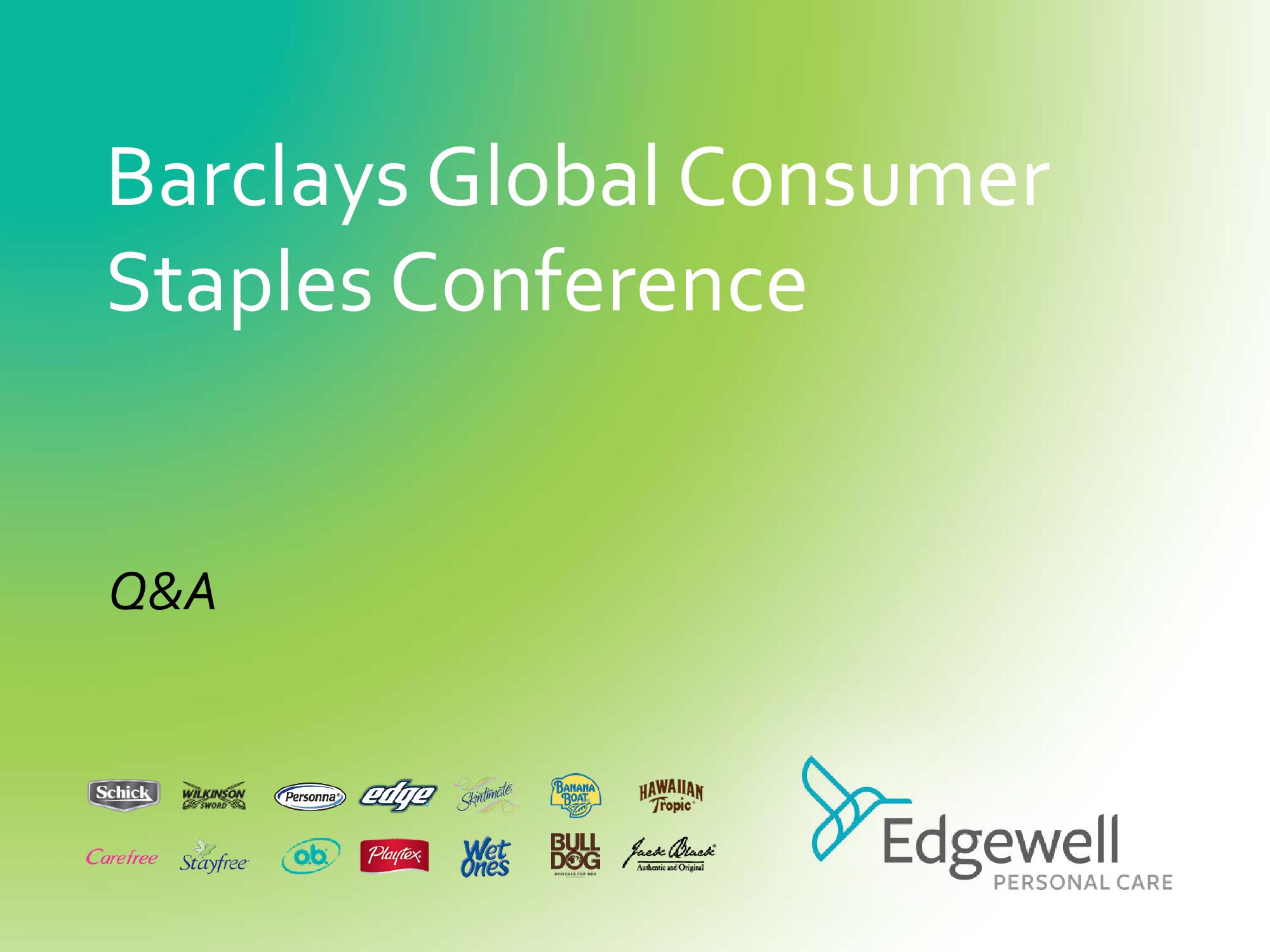 Barclays Global Consumer Staples Conference slide image #42