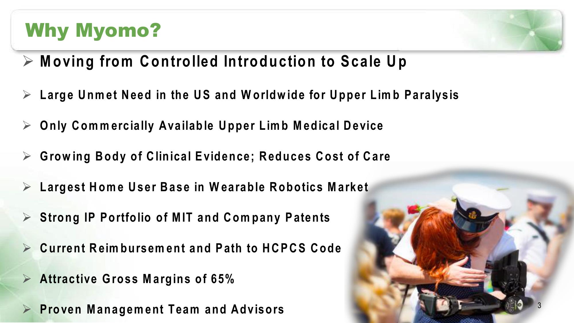 Myomo Corporate Presentation slide image #3