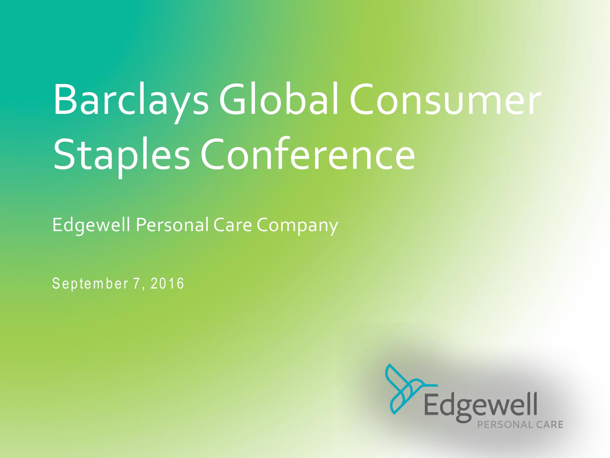 Barclays Global Consumer Staples Conference image