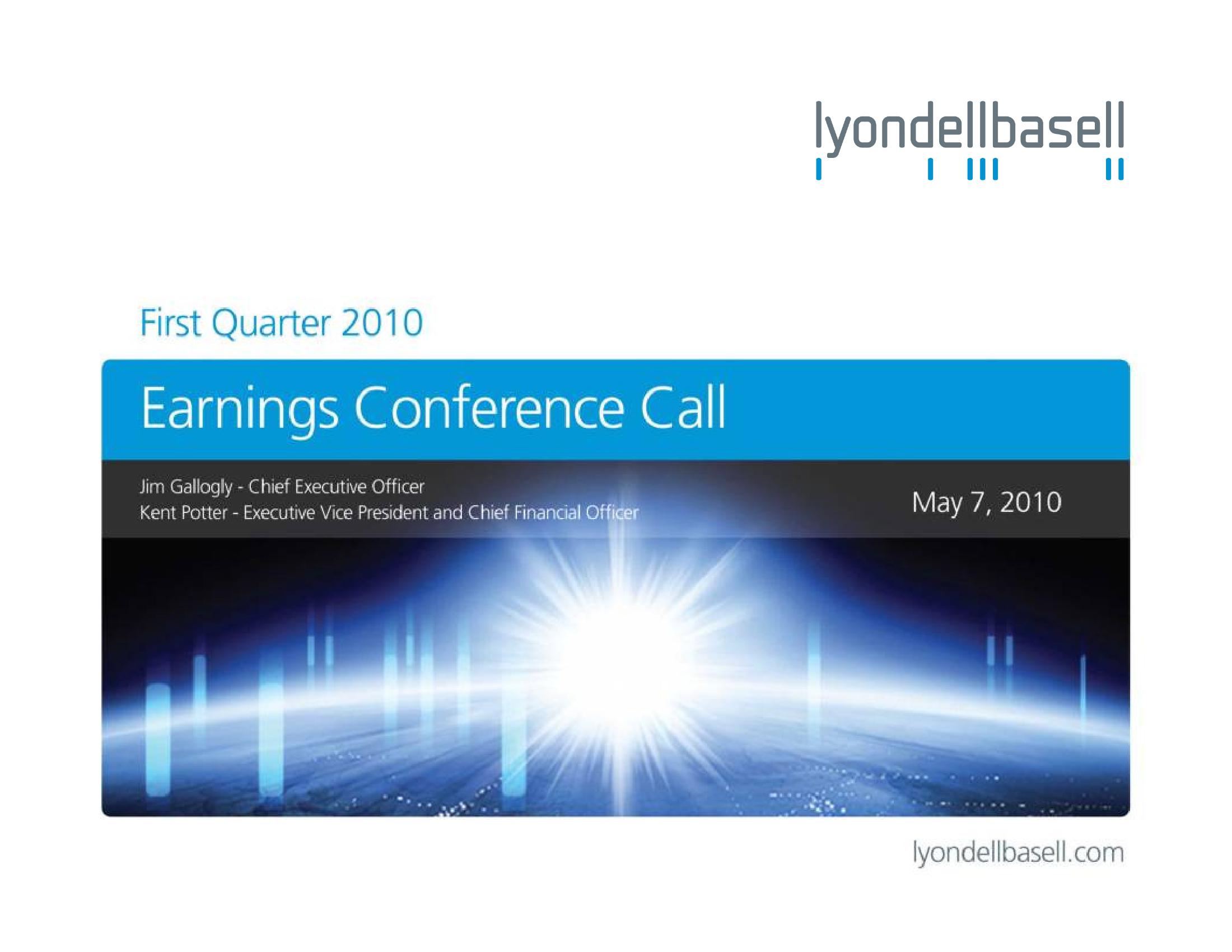 First Quarter 2010 Earnings Conference Call image