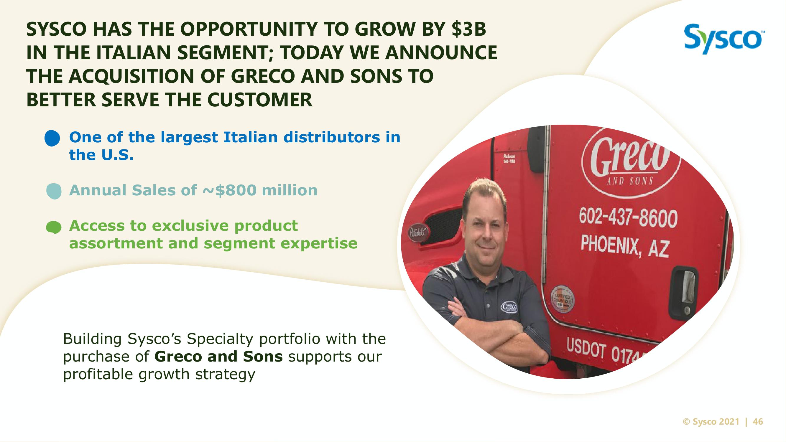 Sysco Investor Day slide image #46