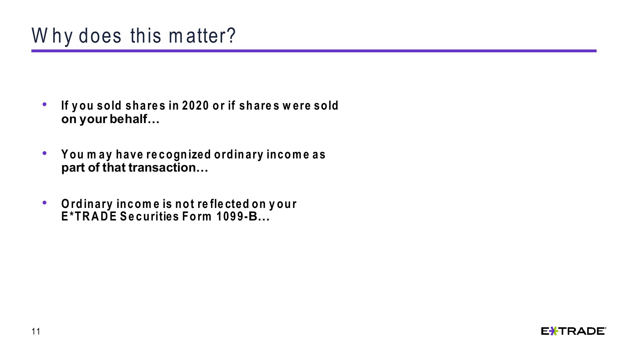 Understanding Capital Gains and Losses for Stock Plan Transactions slide image #11