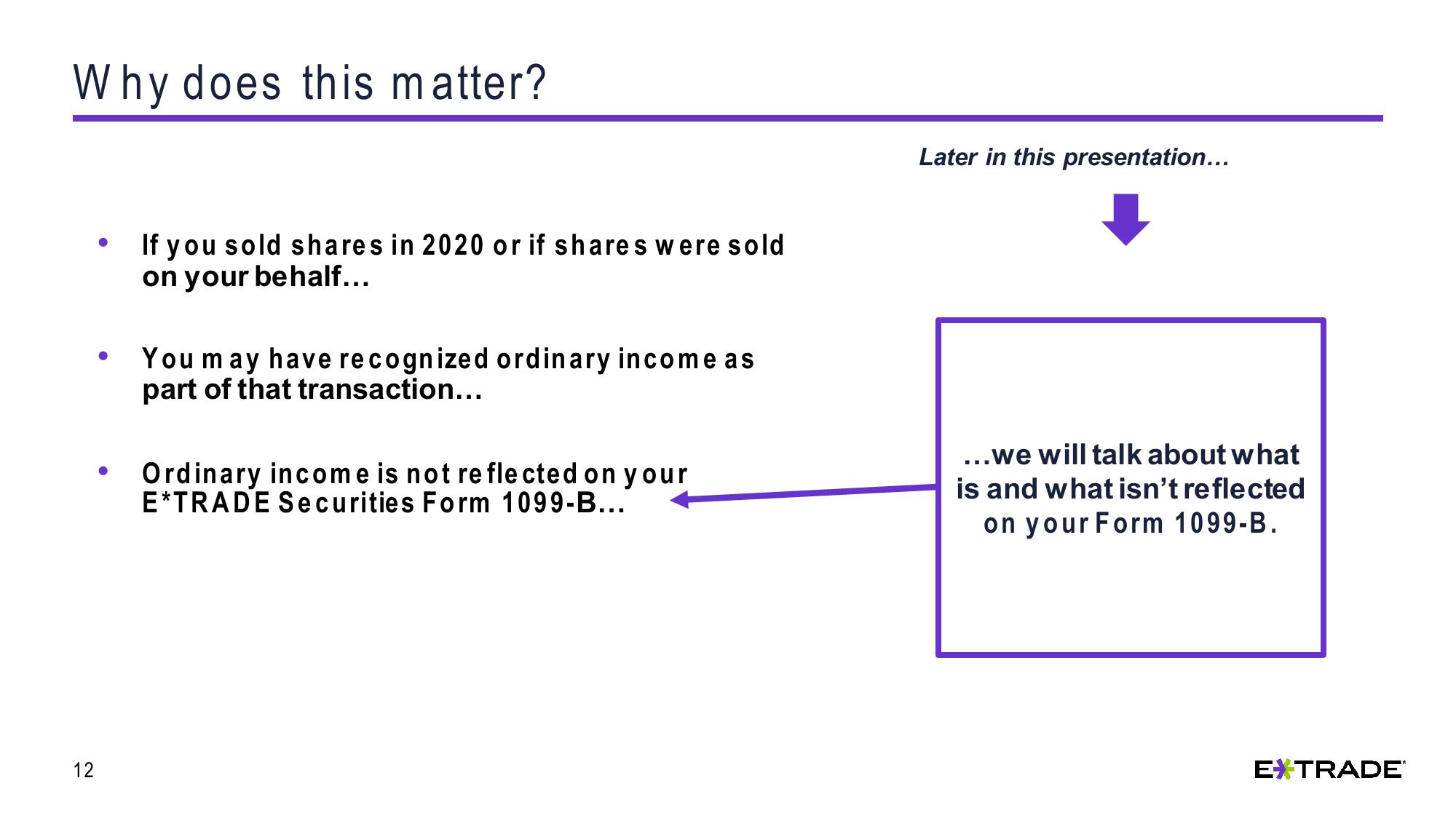 Understanding Capital Gains and Losses for Stock Plan Transactions slide image #12