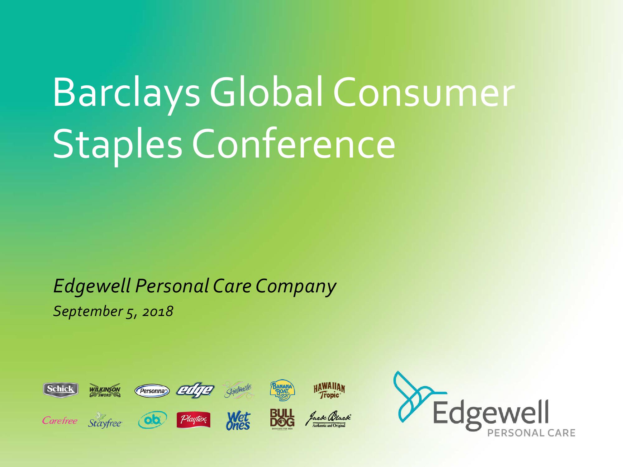 Barclays Global Consumer Staples Conference image