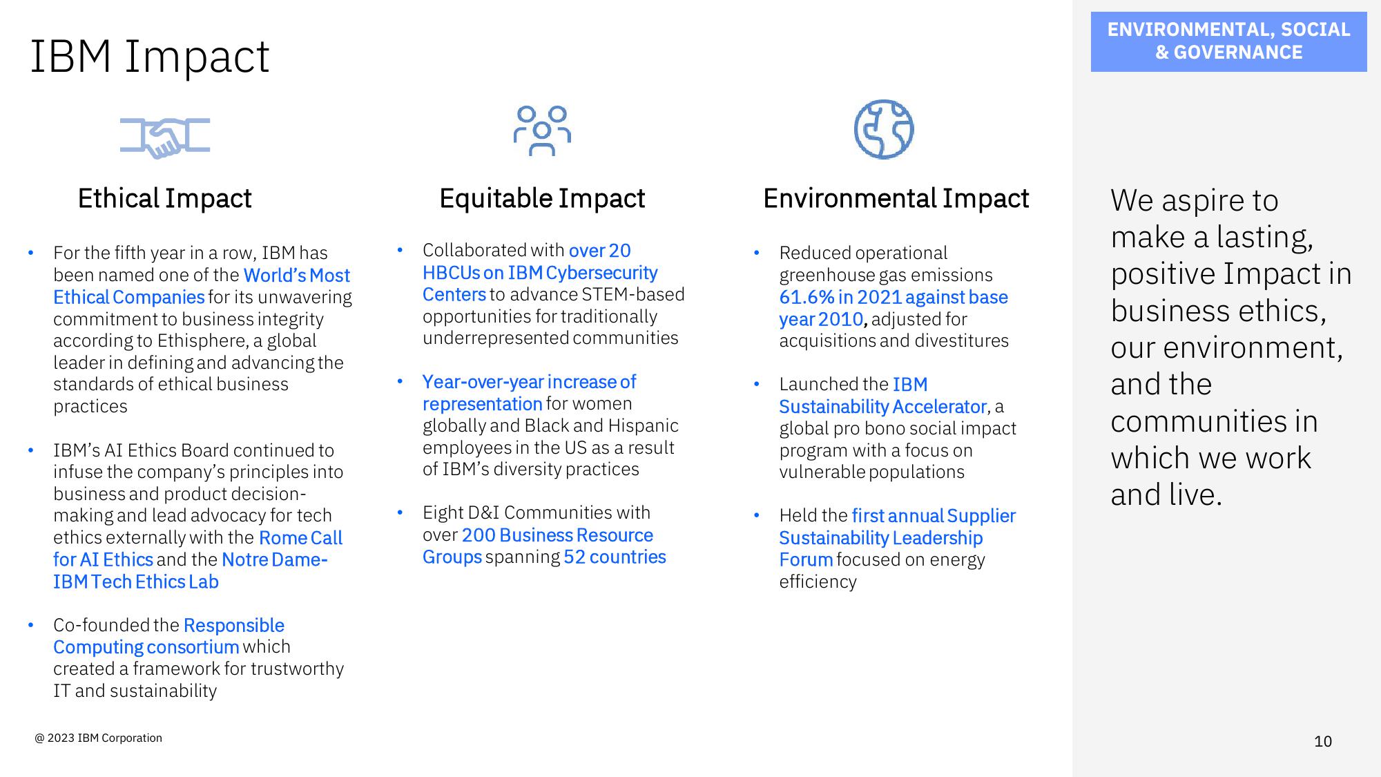 IBM Investor Update slide image #10