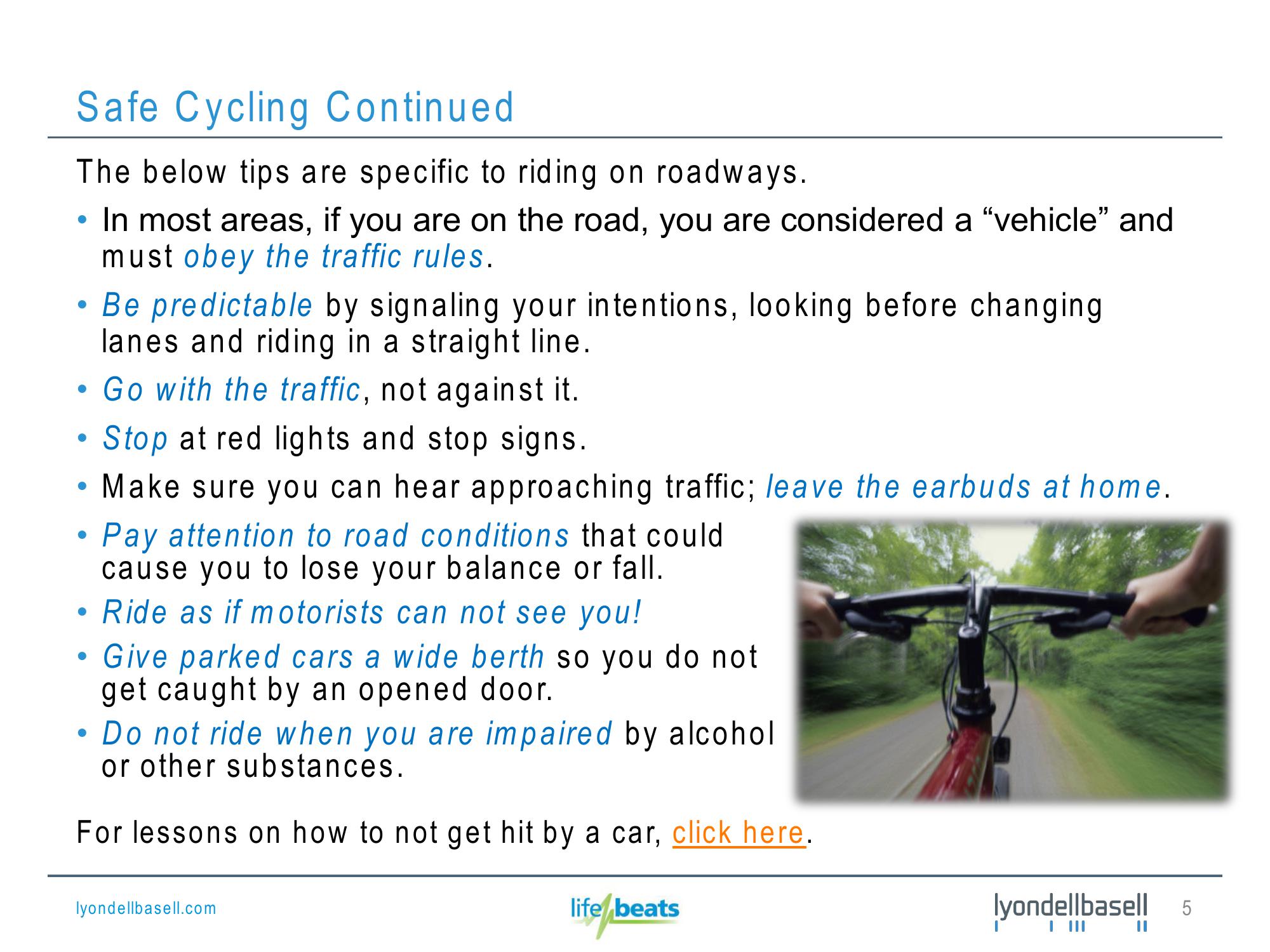 Exercise Safety slide image #5