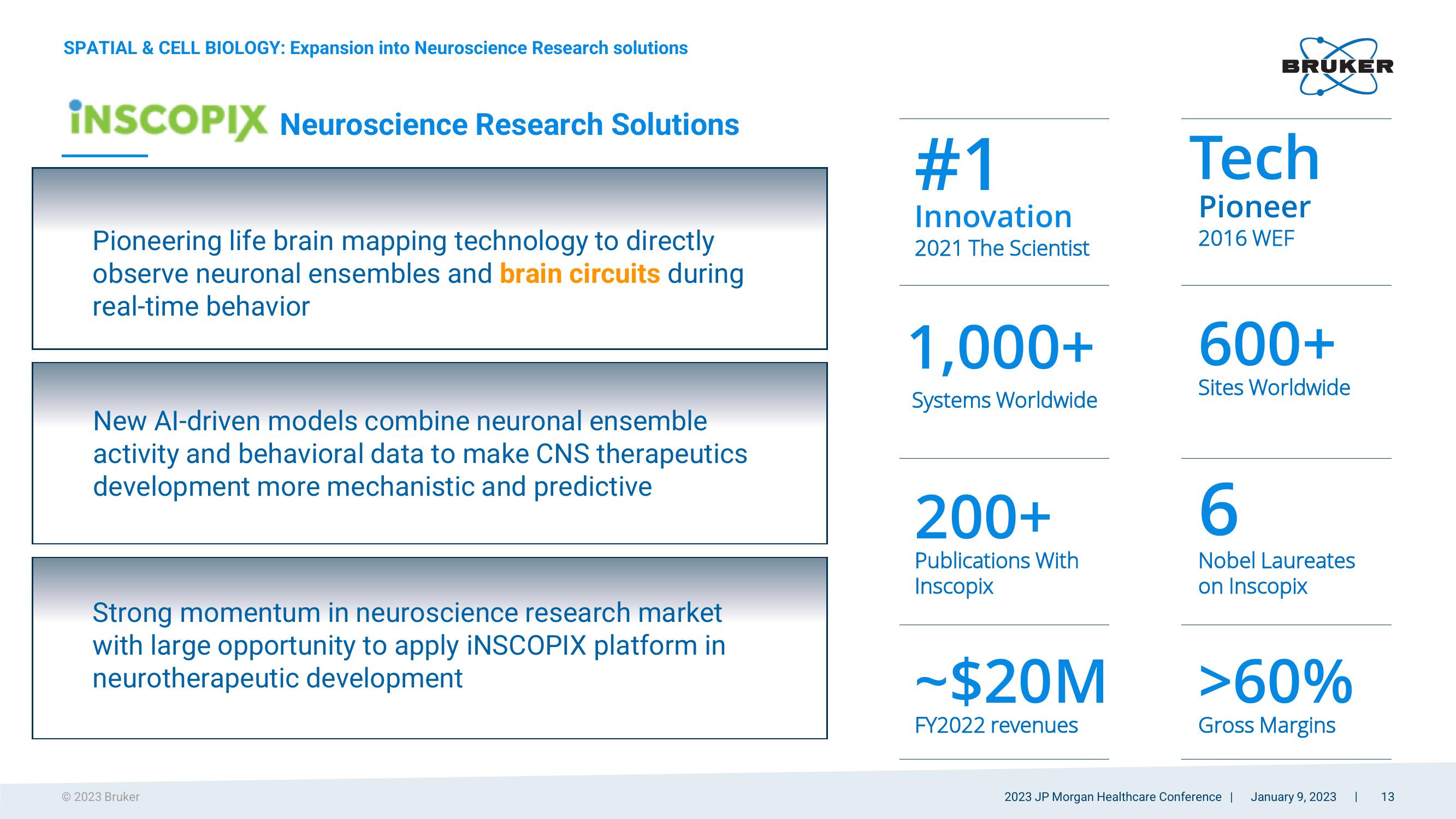 Bruker Corporation 2023 JP Morgan Healthcare Conference slide image #13