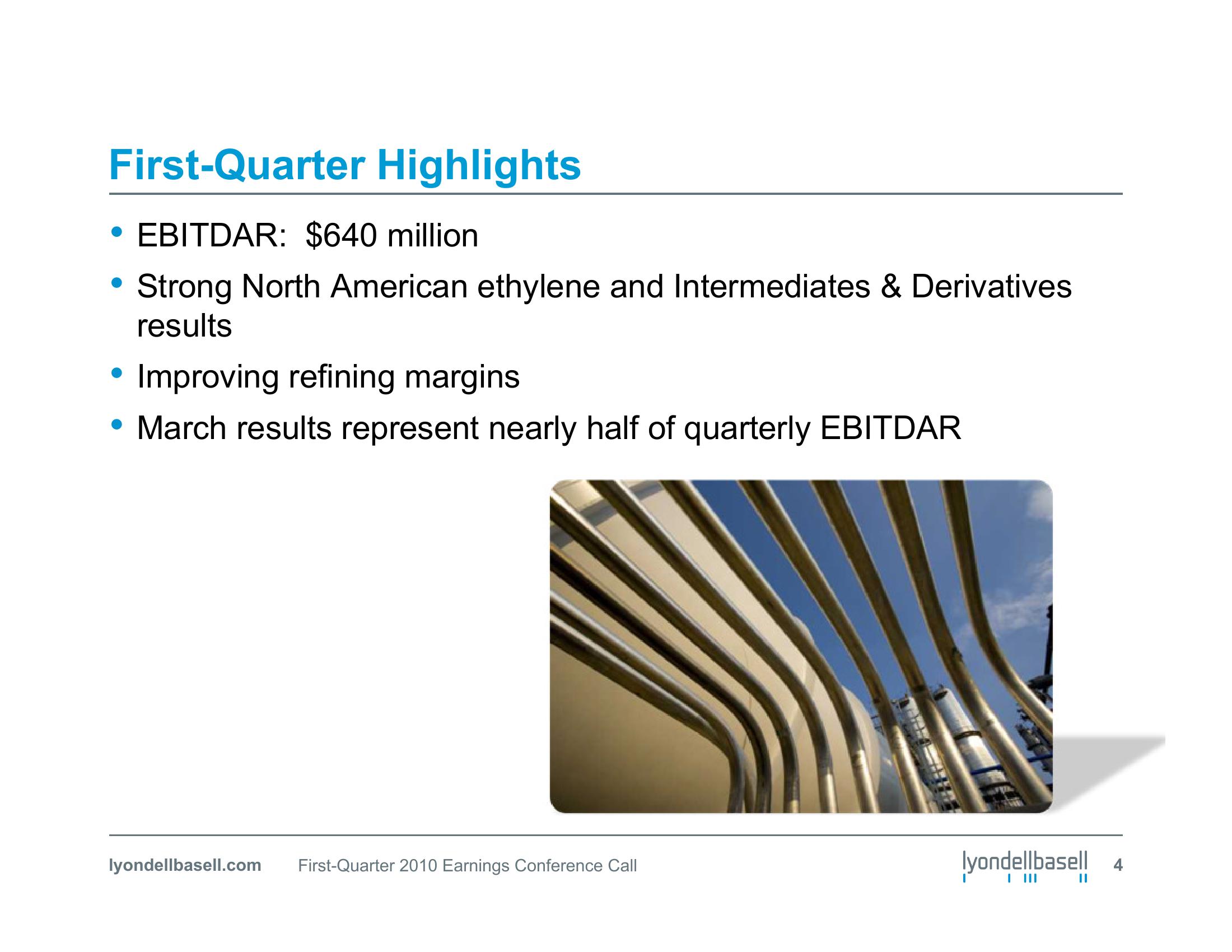 First Quarter 2010 Earnings Conference Call slide image #4