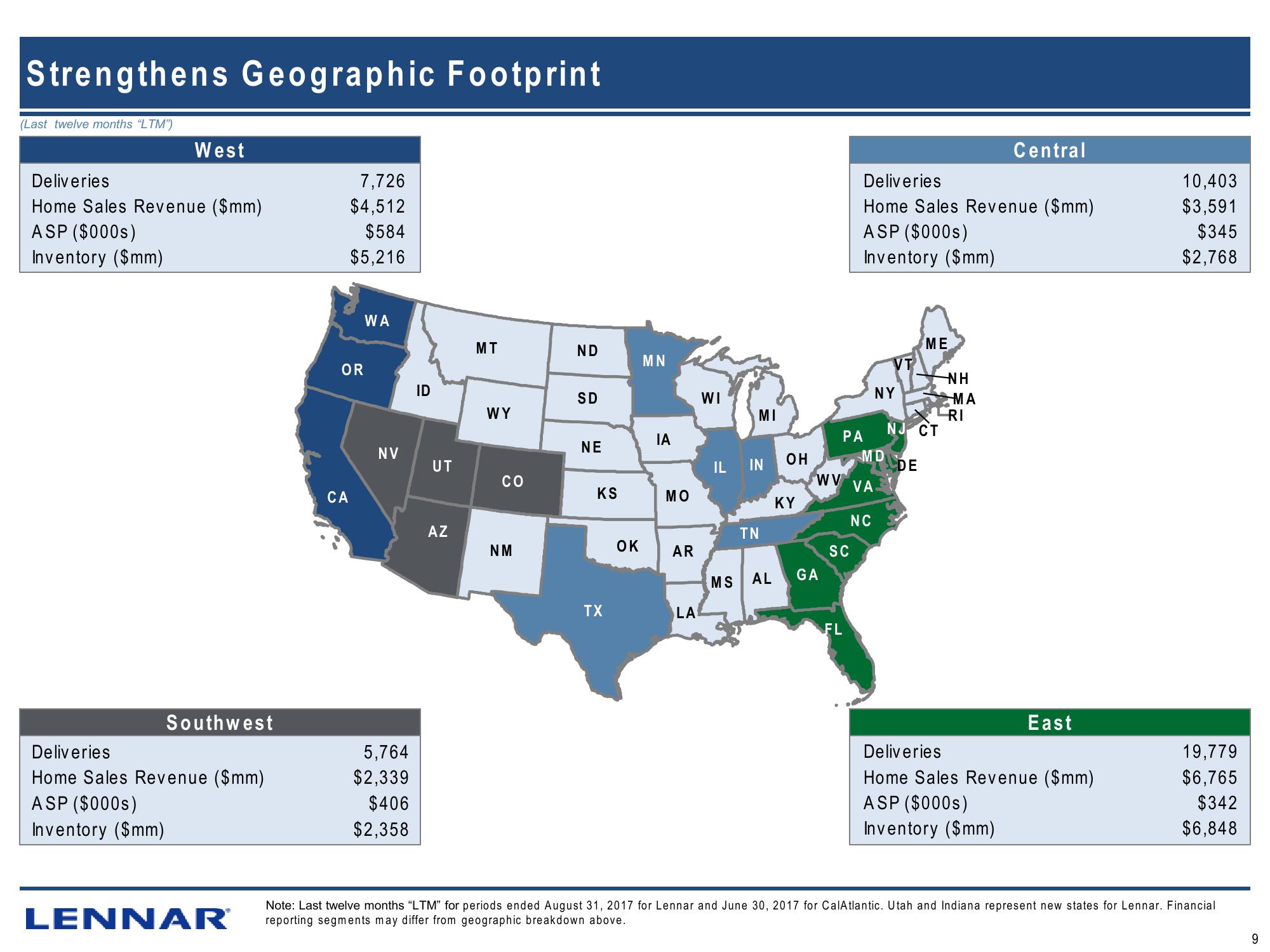 Lennar’s Strategic Business Combination With CalAtlantic slide image #12