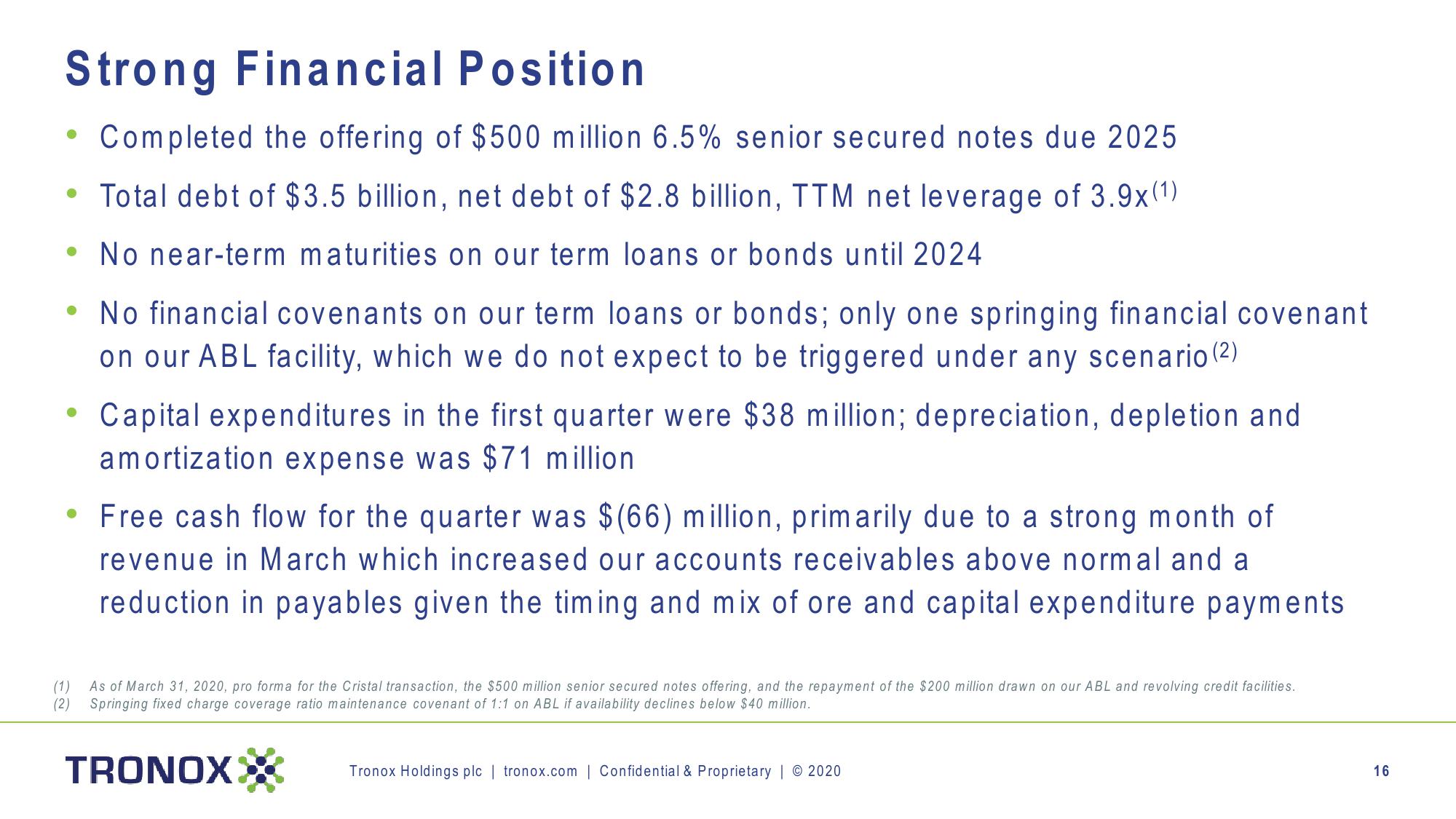 Tronox Holdings plc slide image #16