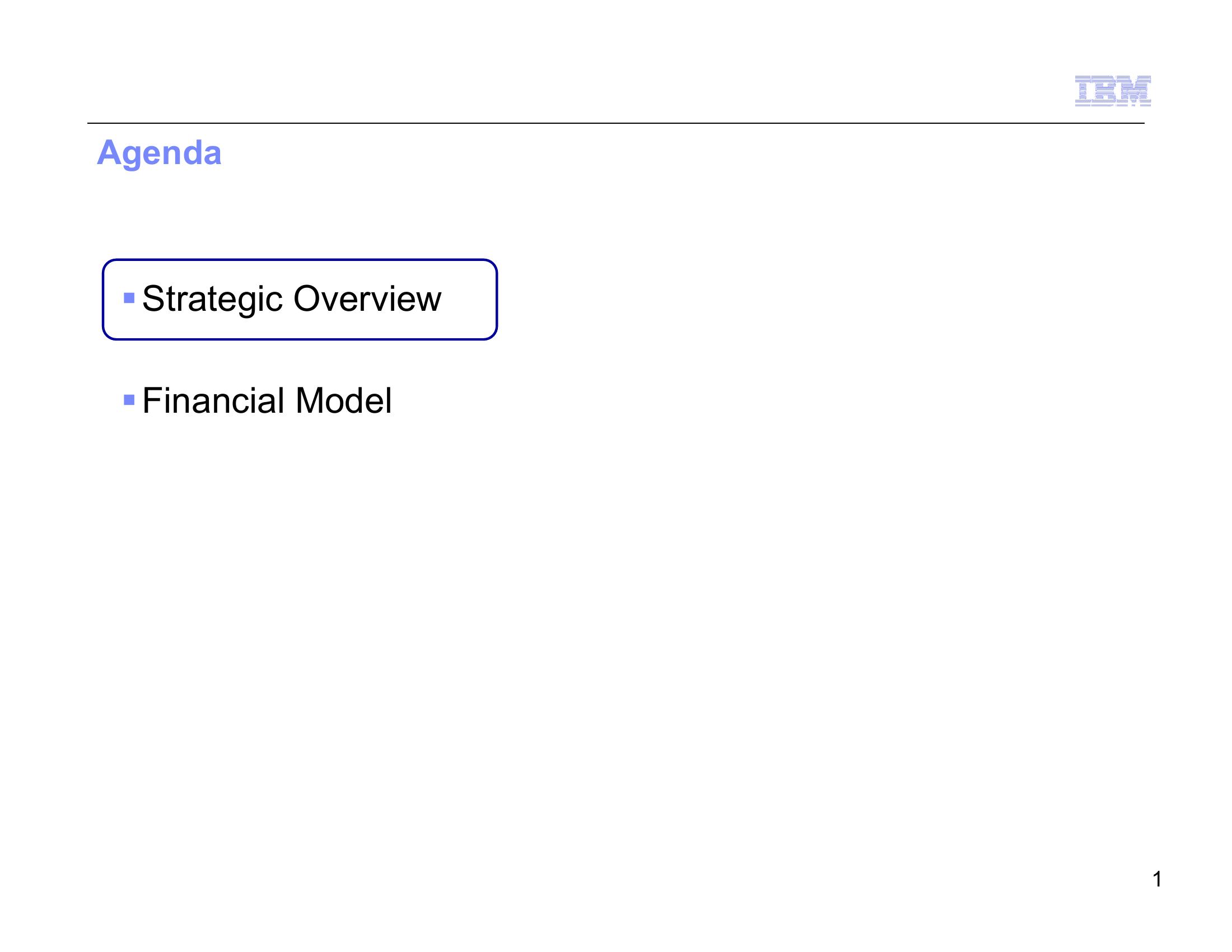 IBM Strategy and Financial Model 2014 slide image #3