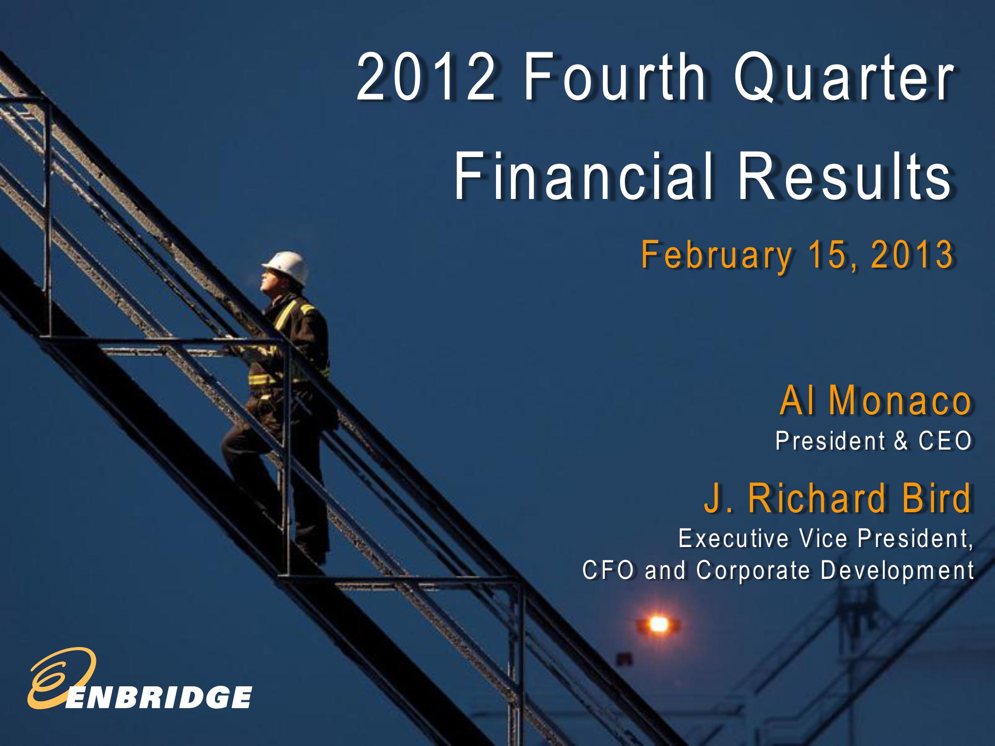 2012 Fourth Quarter Financial Results image