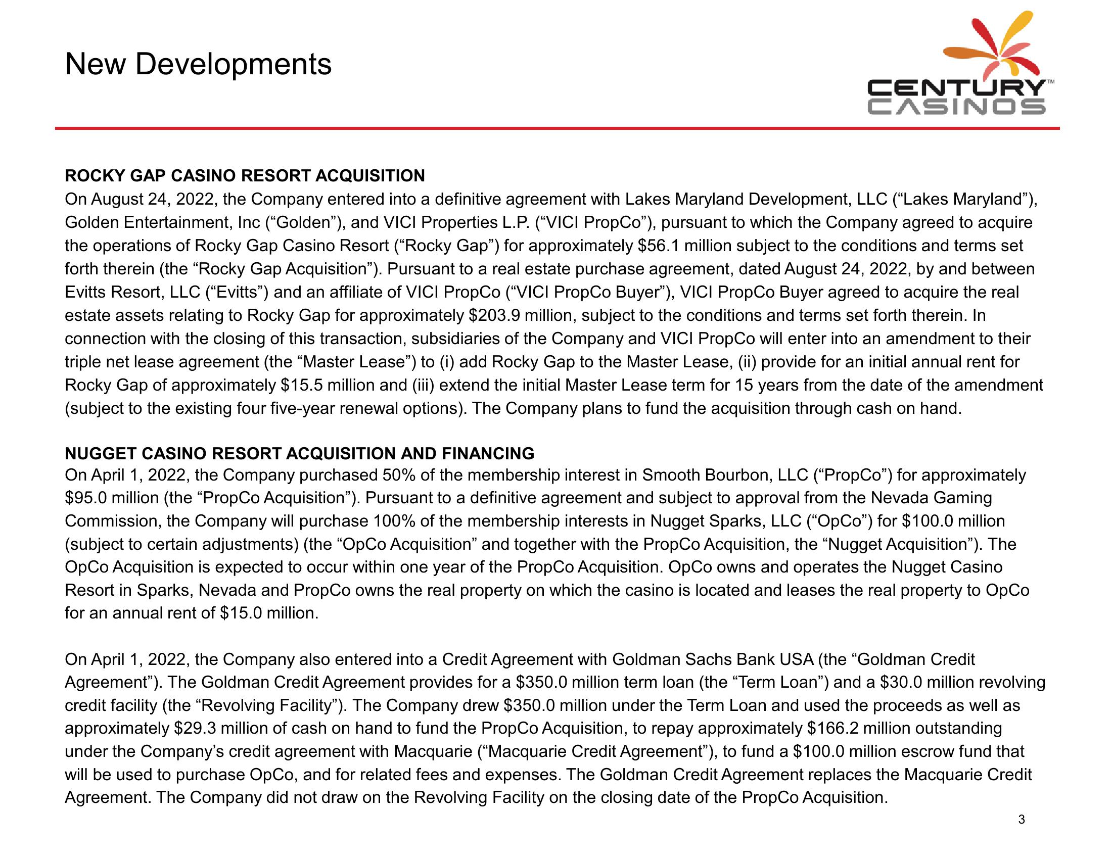 Century Casinos Financial Results Q3 2022 slide image #4