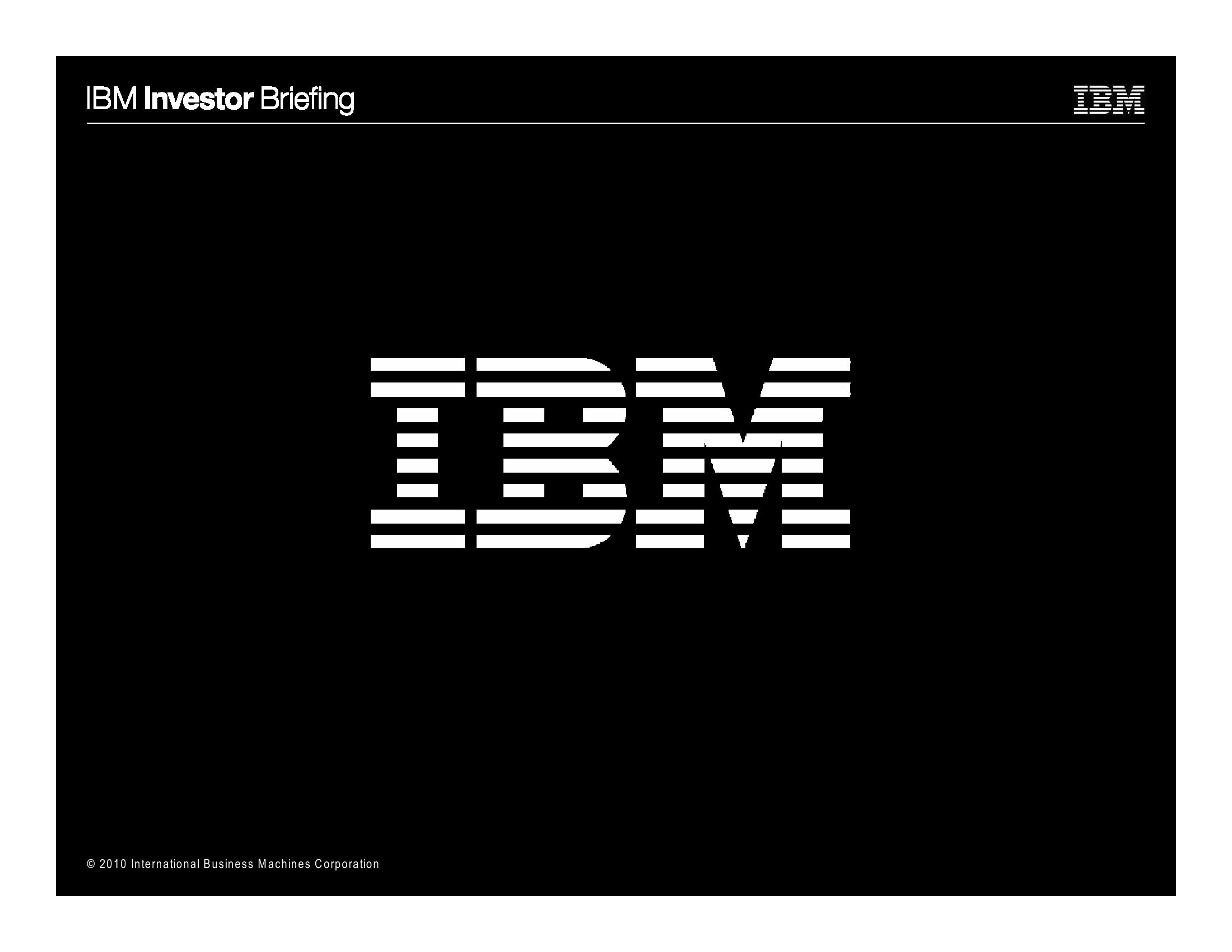 IBM Company Presentation slide image #26