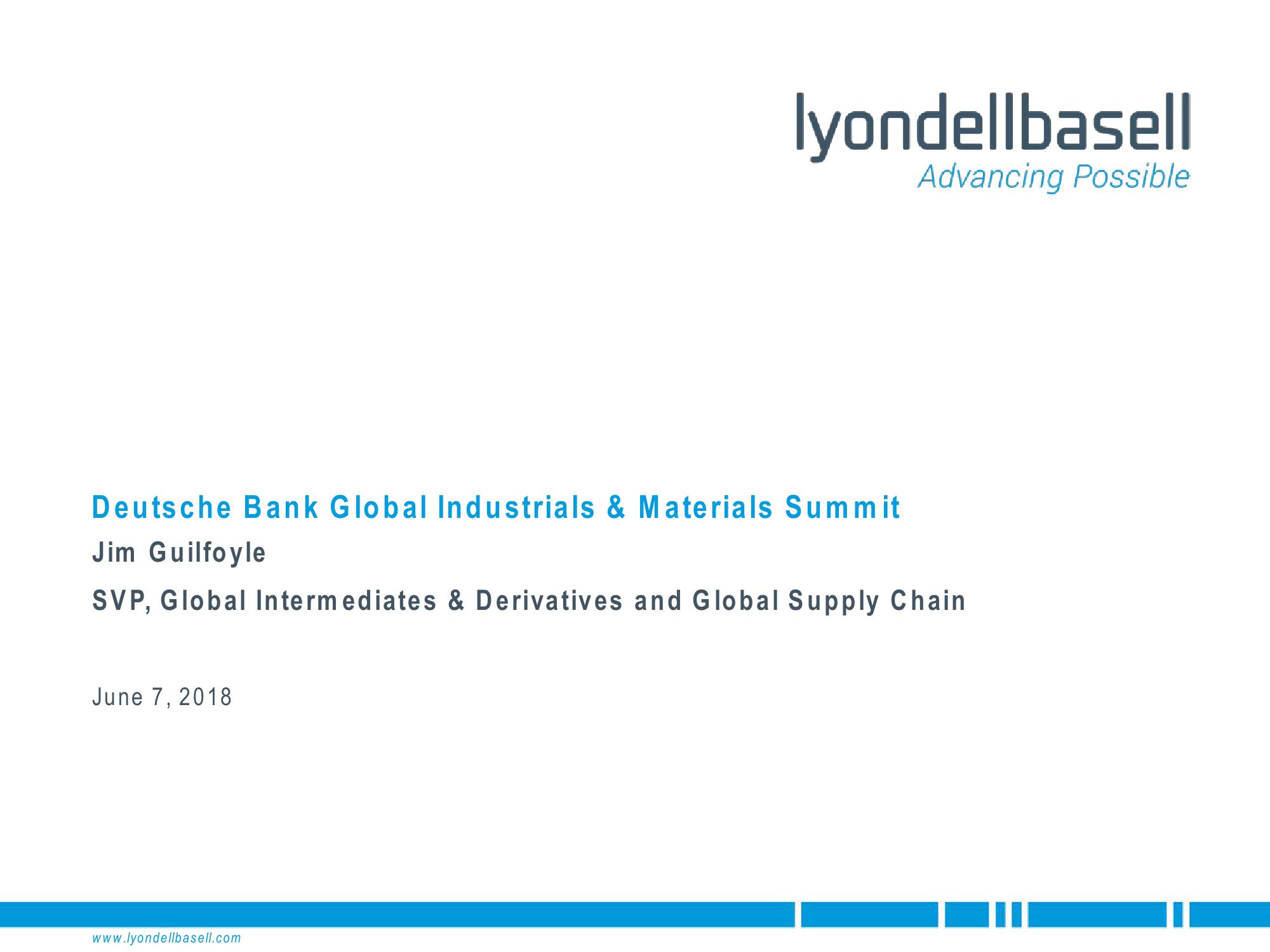 Deutsche Bank Global Industrials & Materials Summit image