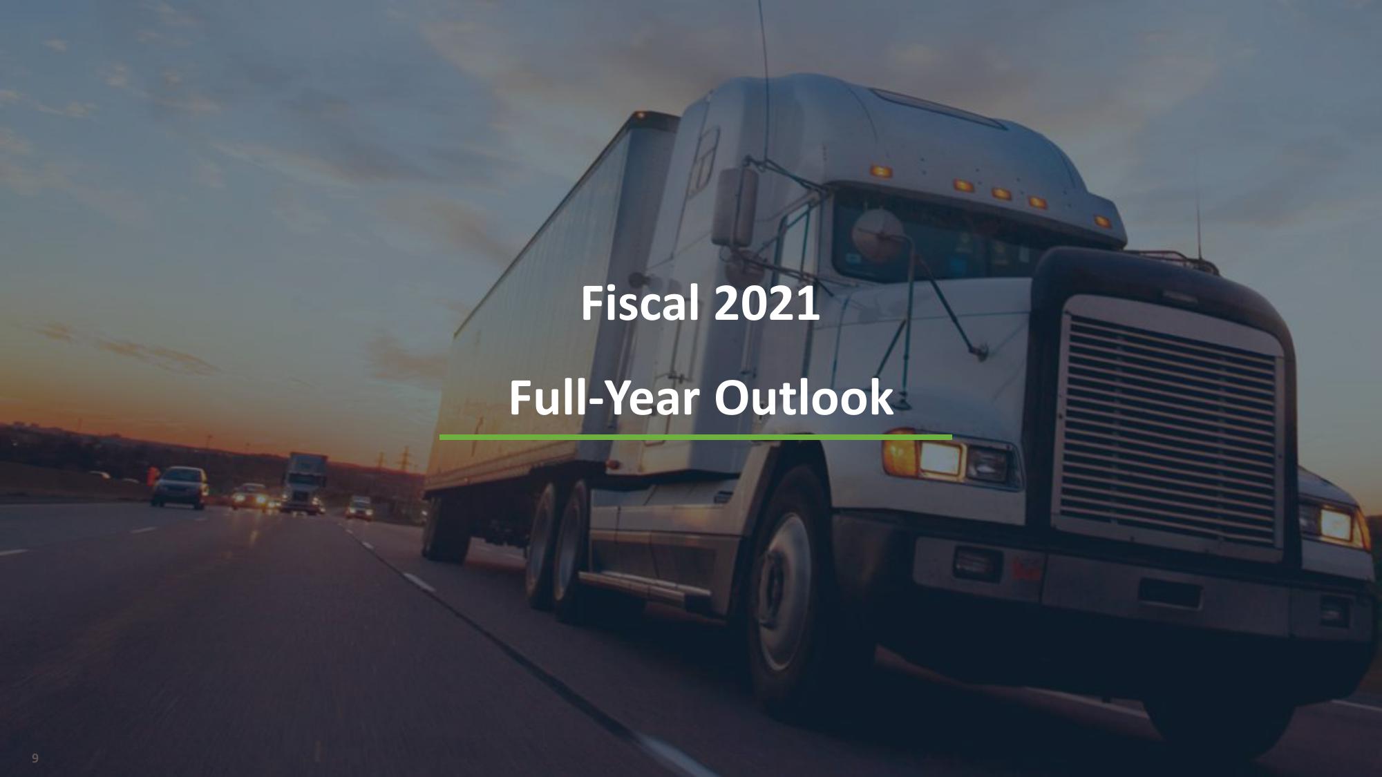 UNFI Q3 Fiscal 2021 Supplemental Slides slide image #9