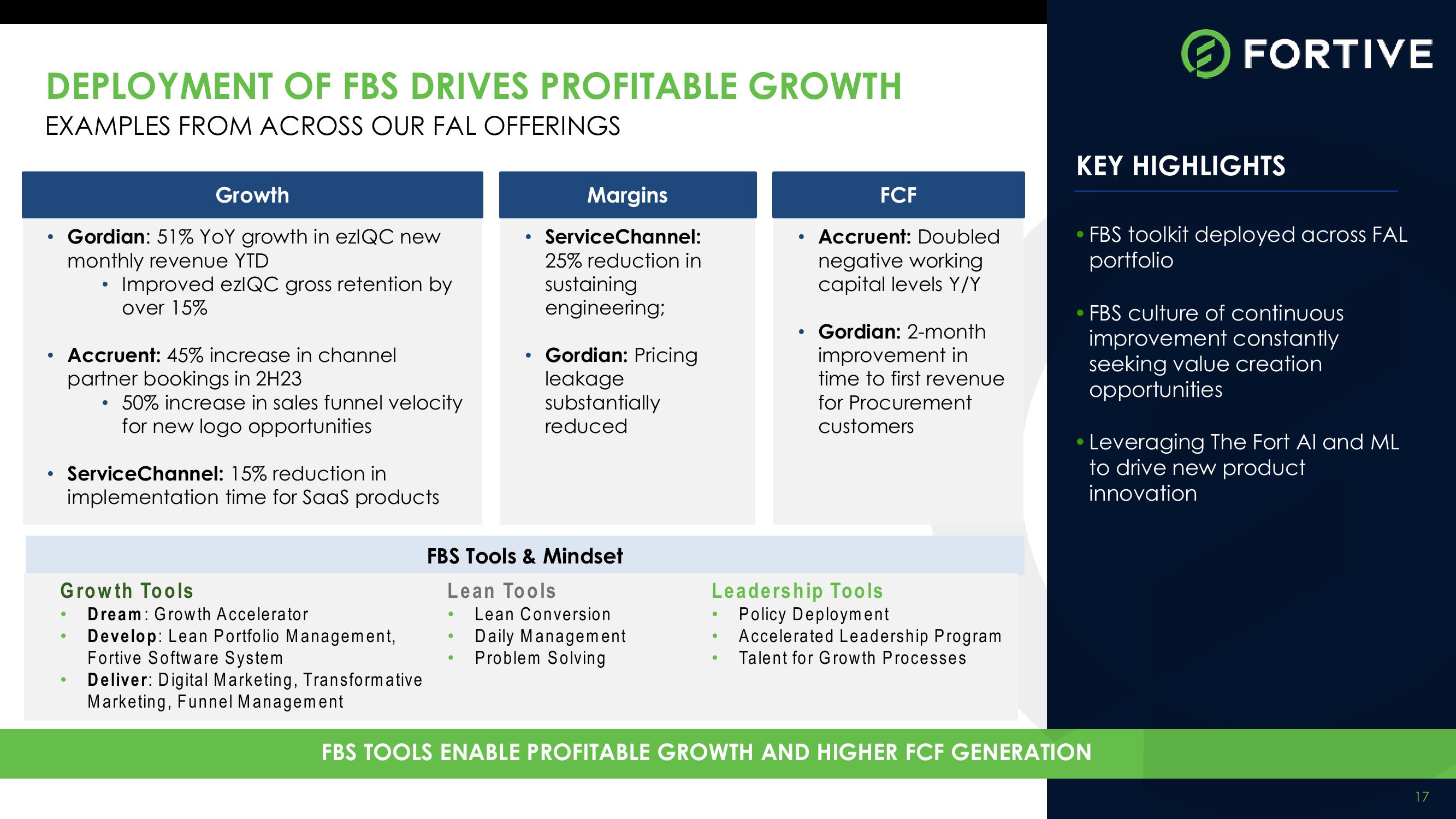 Fortive Investor Meeting: Facility & Asset Lifecycle (FAL) slide image #17