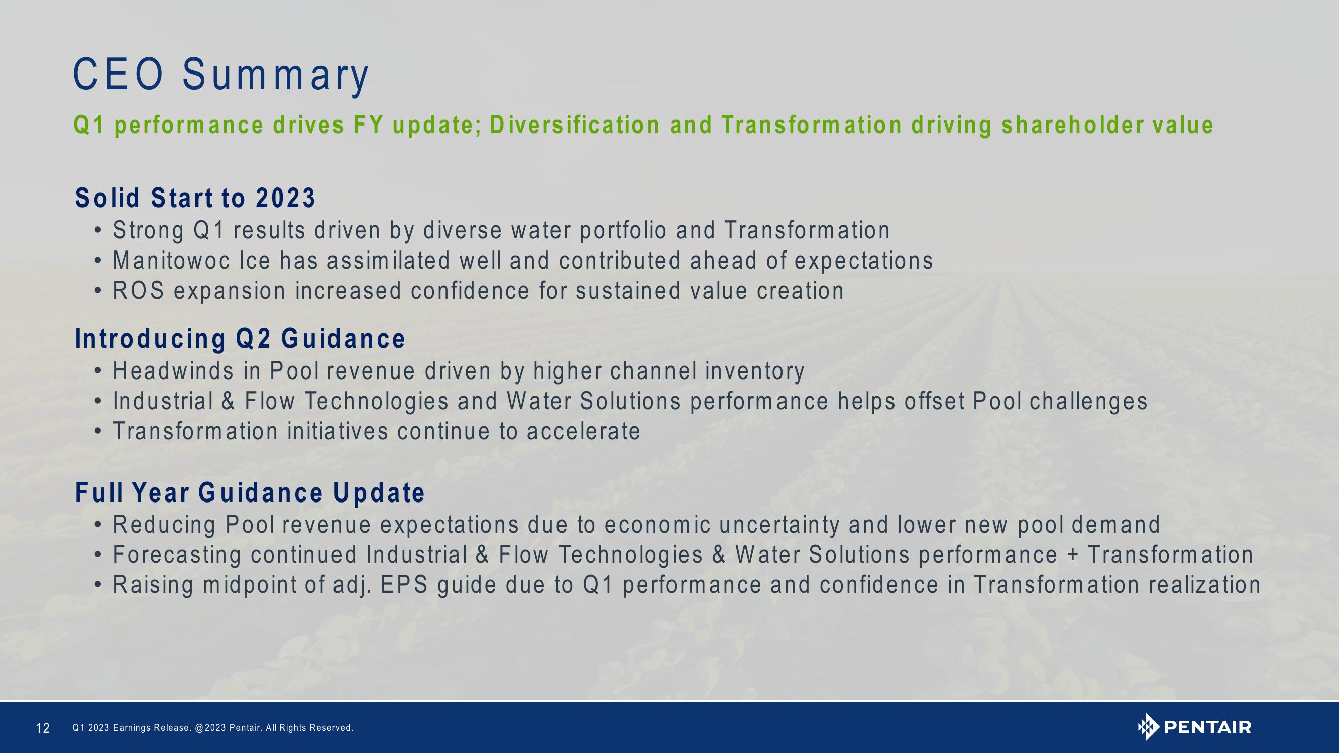 Q1 2023 Earnings Release slide image #12