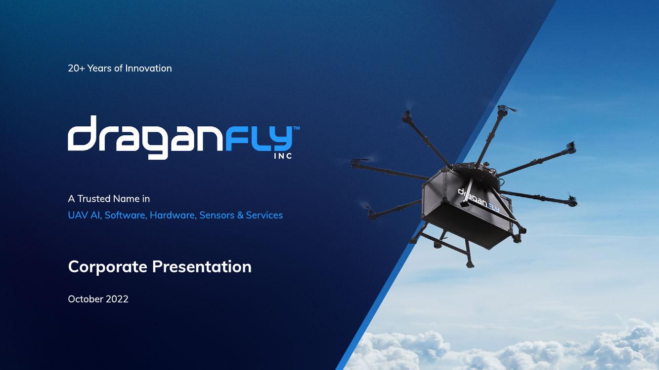 Dragan Fly Corporate Presentation image